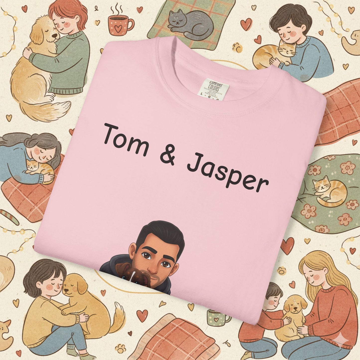 Custom Pet & Owner T-Shirt