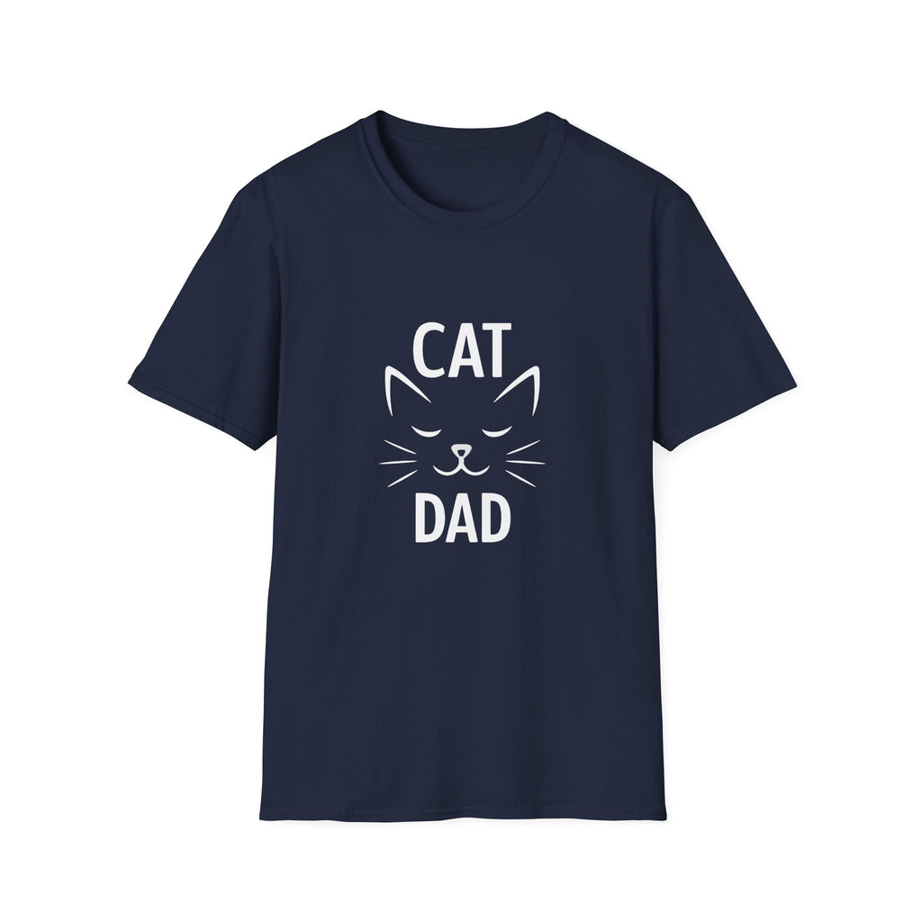 😼 Cat Dad T-Shirt – Feline Pride in Style