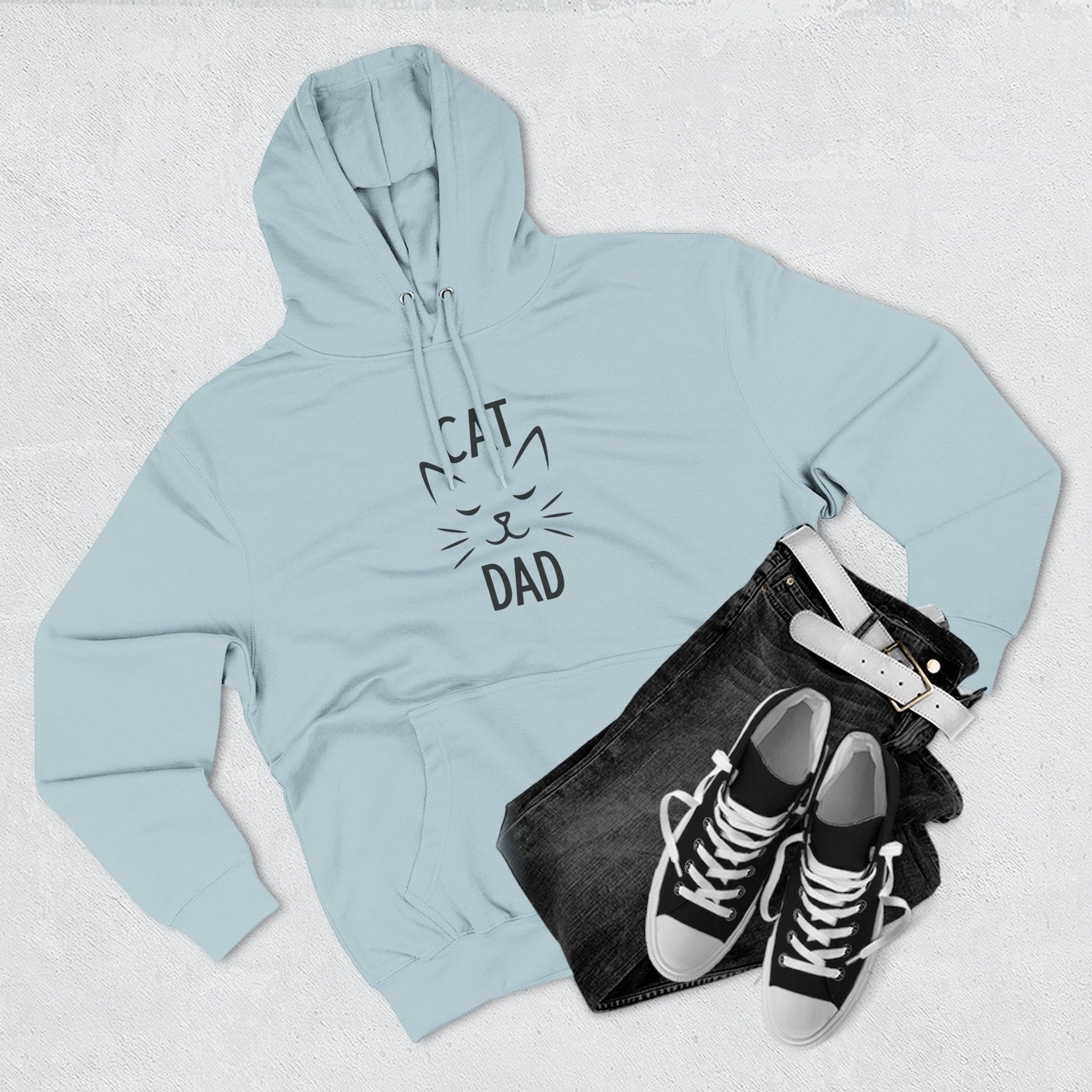Cat Dad Hoodie – Premium Quality – Cozy Fleece Edition