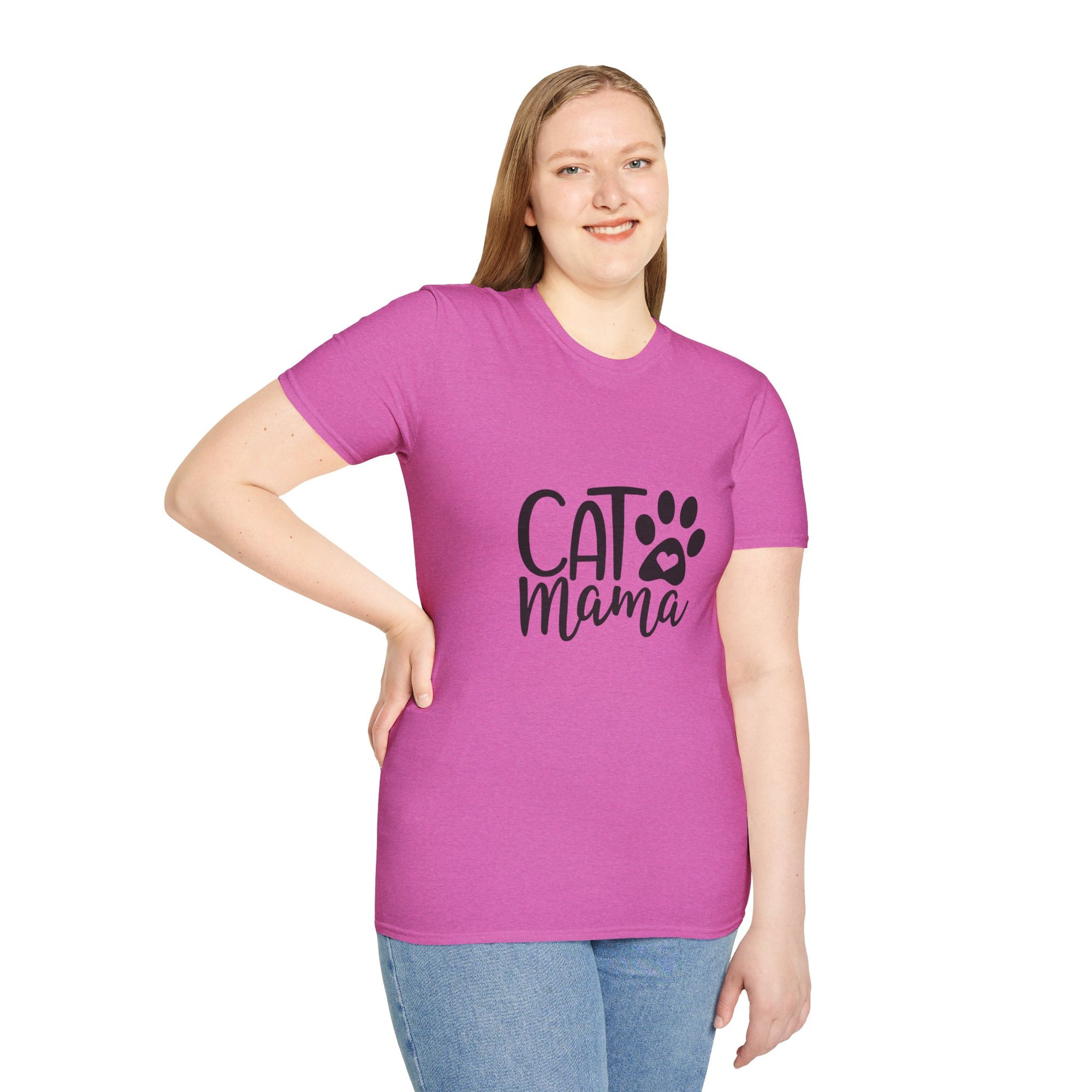 🐱 Cat Mama T-Shirt – Light Color Edition