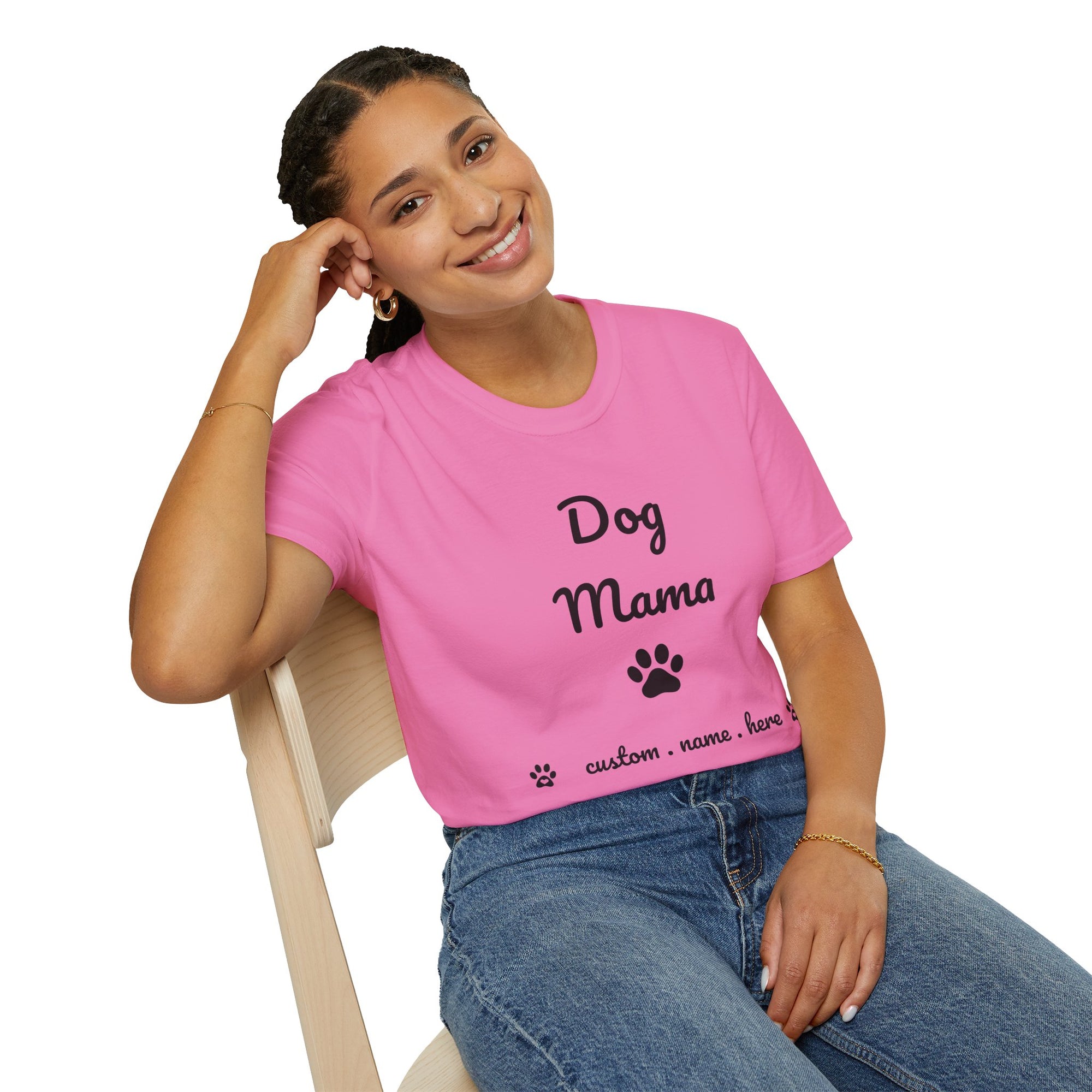 Personalized  – Dog Mom T-Shirt