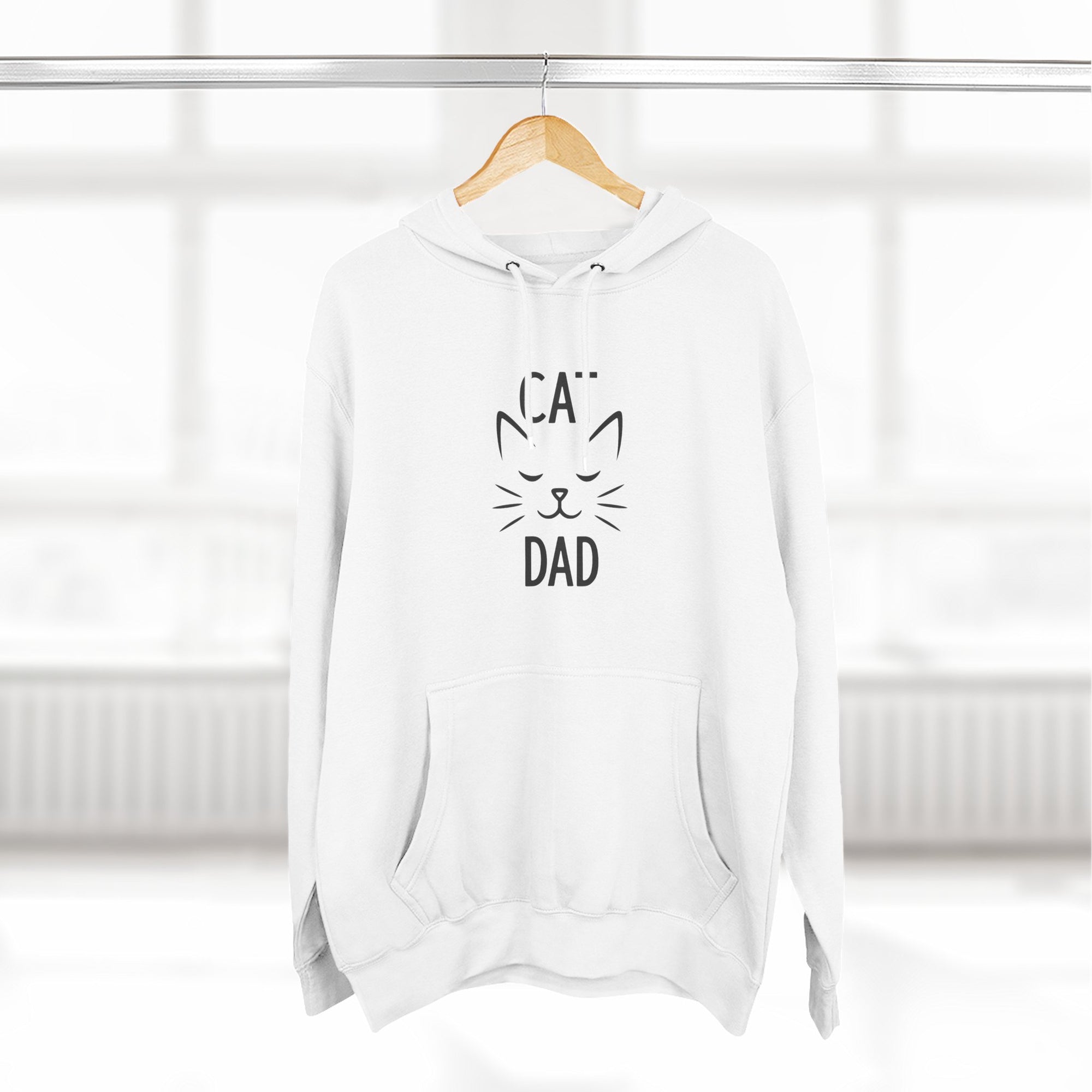 Cat Dad Hoodie – Premium Quality – Cozy Fleece Edition