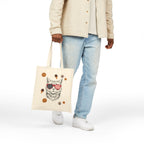 Patriotic Cat Tote Bag – Premium Quality – USA Sunglasses Design with Treats & Paw Prints