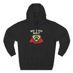 “Who Saved Who?” Hoodie – PREMIUM QUALITY Superhero Paw Edition