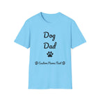 Personalized Dog Dad T-Shirt – Custom Name Edition