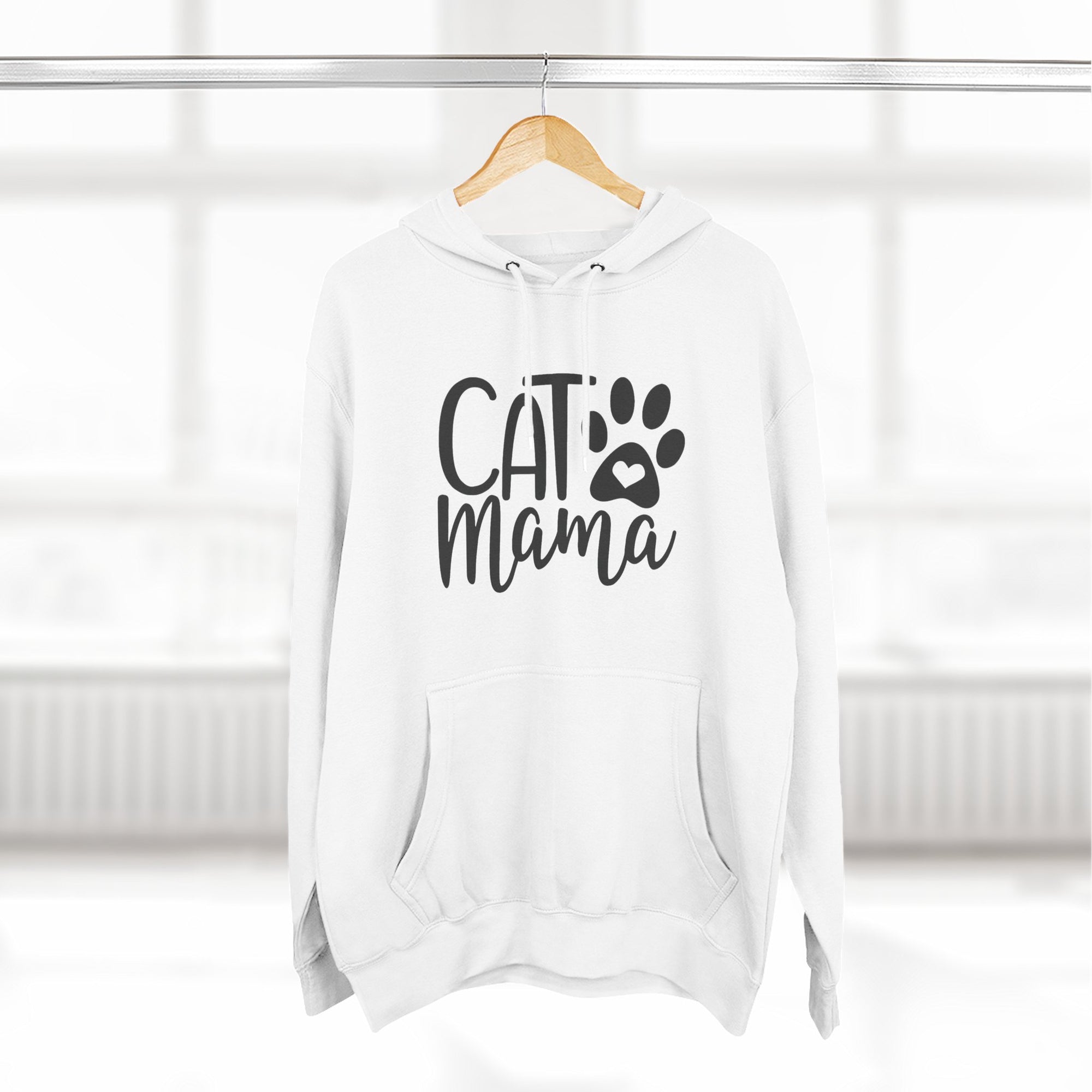 Cat Mama Hoodie – Premium Quality Cozy Fleece Edition