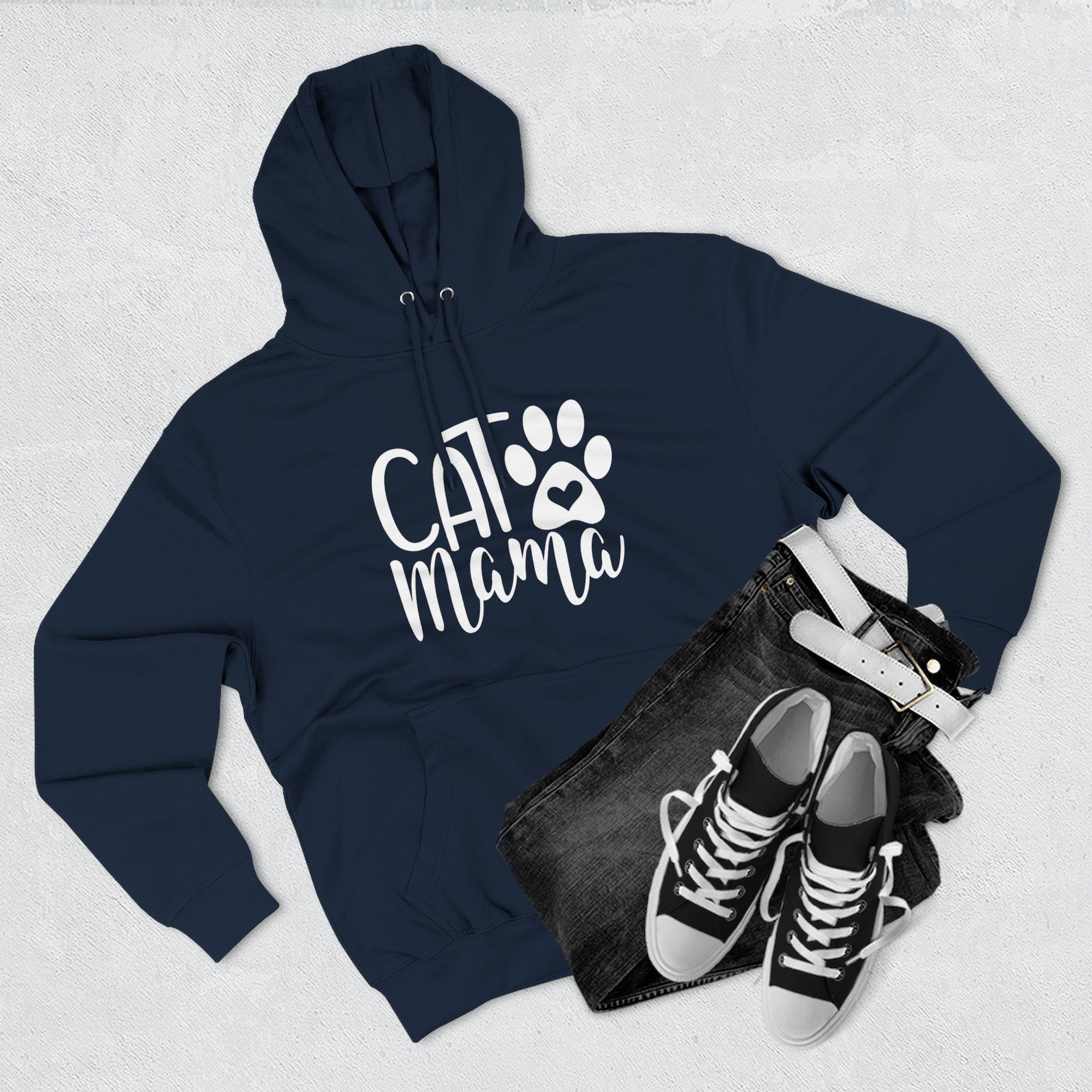 Cat Mama Hoodie – Premium Quality Cozy Fleece Edition