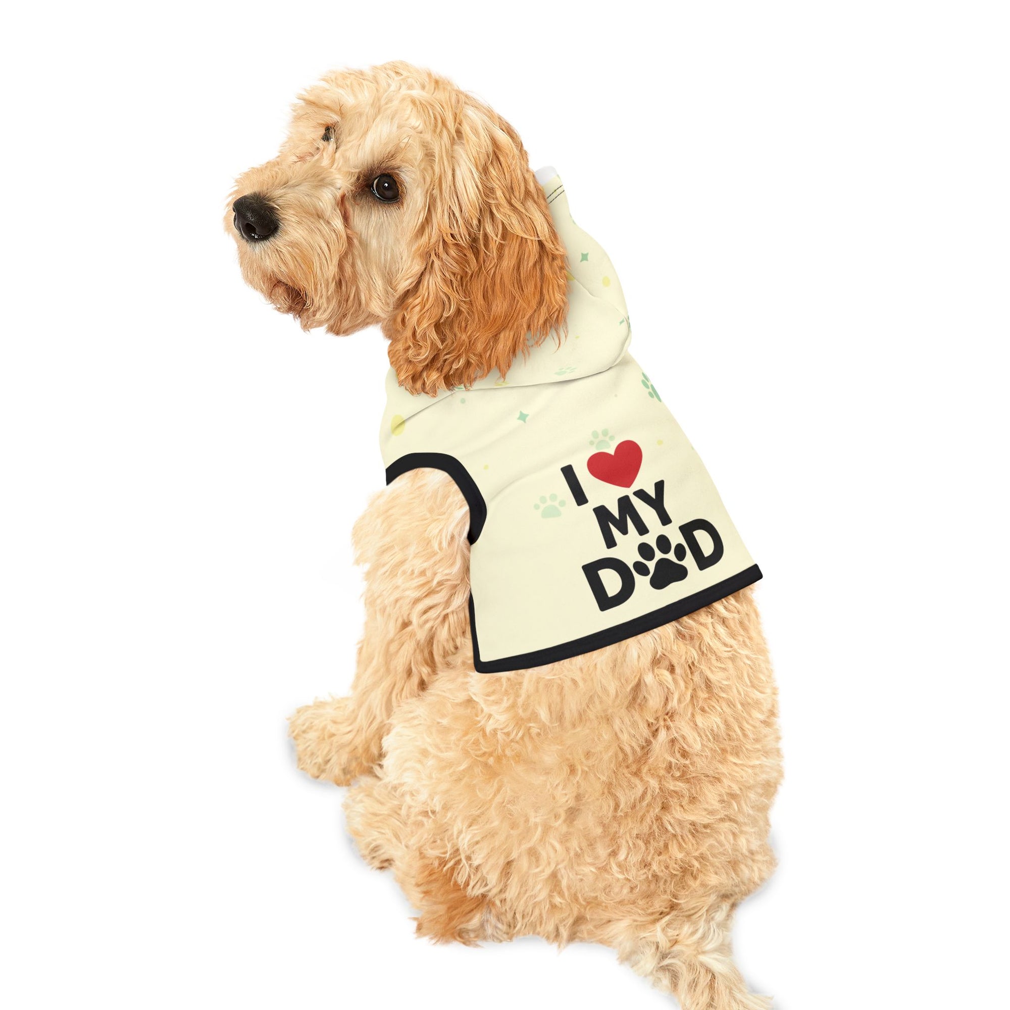I love My Dad Pet Hoodie – Cozy pet Hoodie for Cats & Dogs
