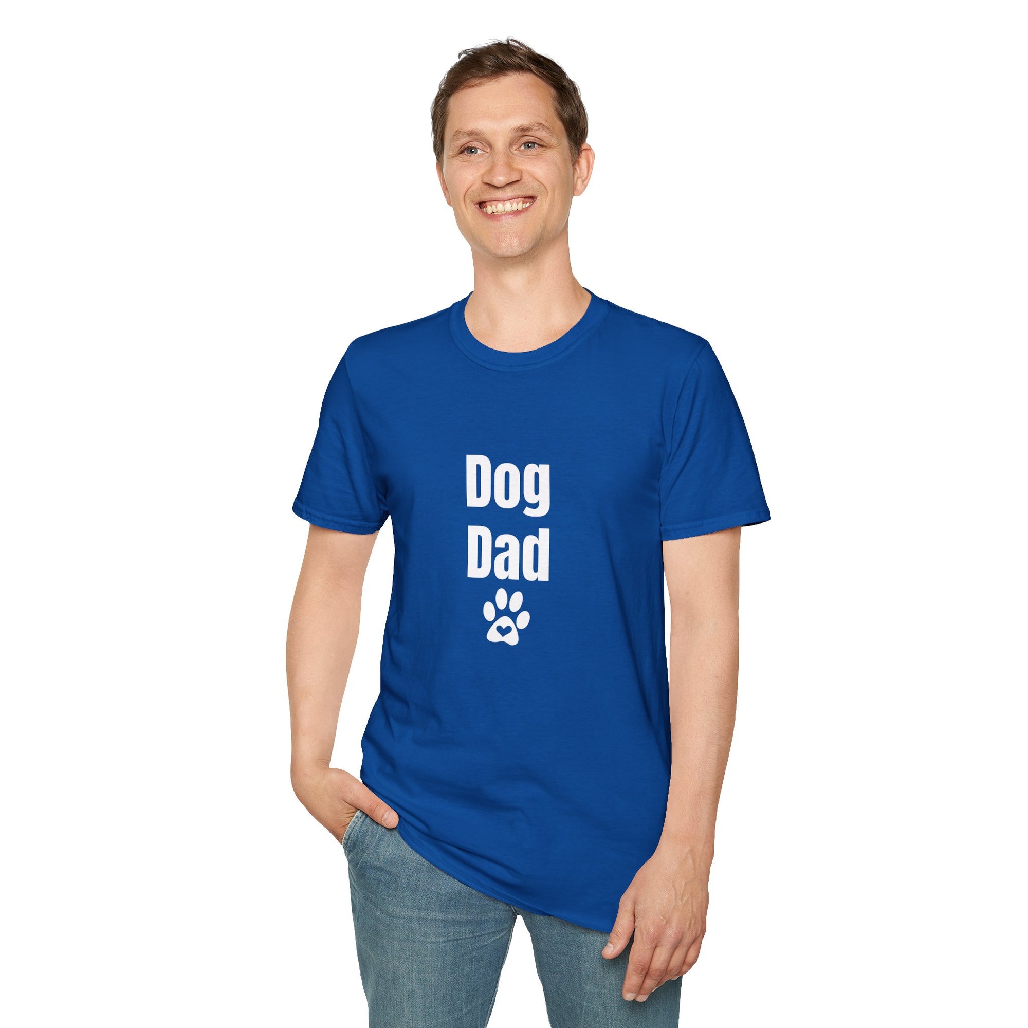 🐶 Dog Dad Light T-Shirt – Everyday Comfort for Pet Lovers