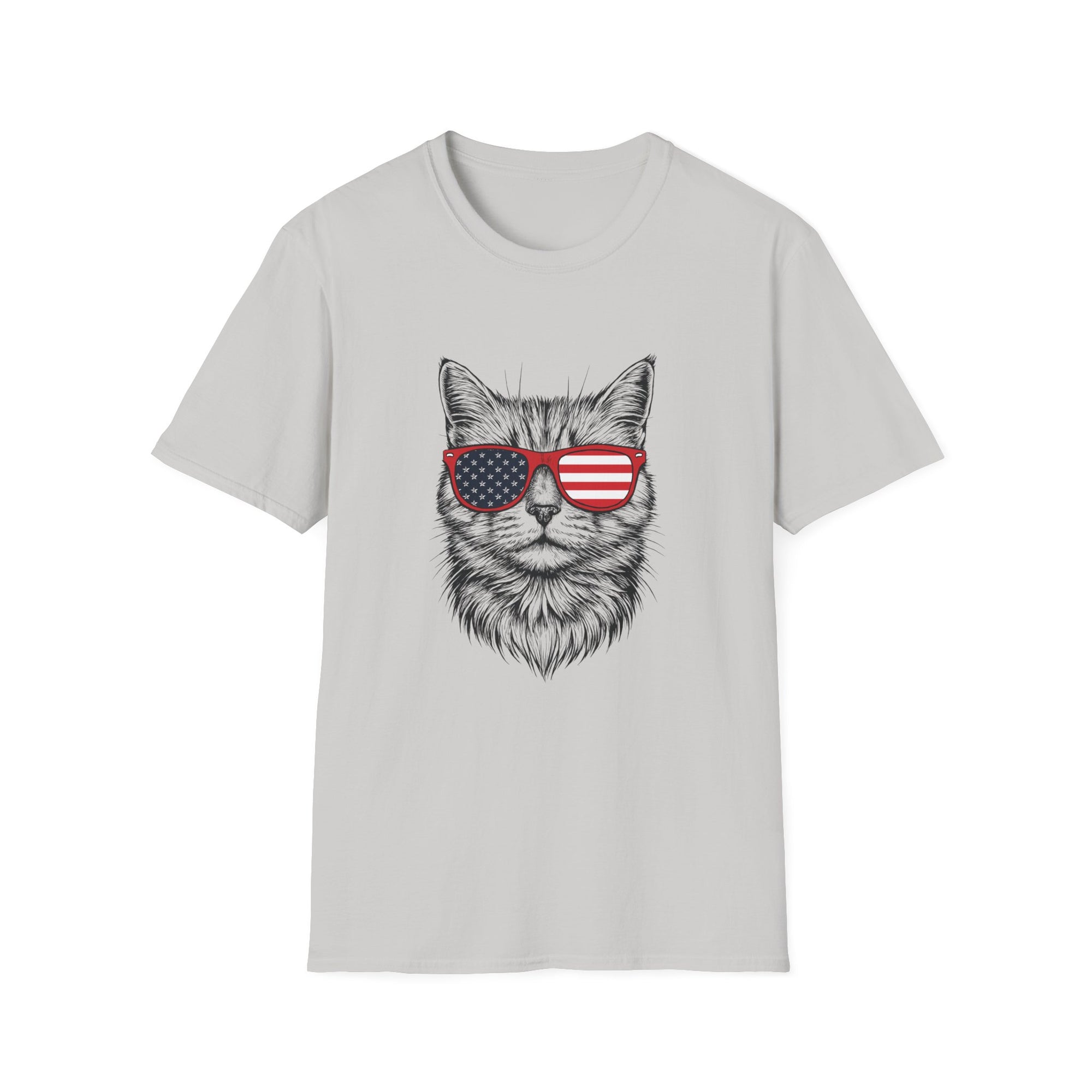 😎 Cool Cat with Shades T-Shirt – Purrfectly Stylish