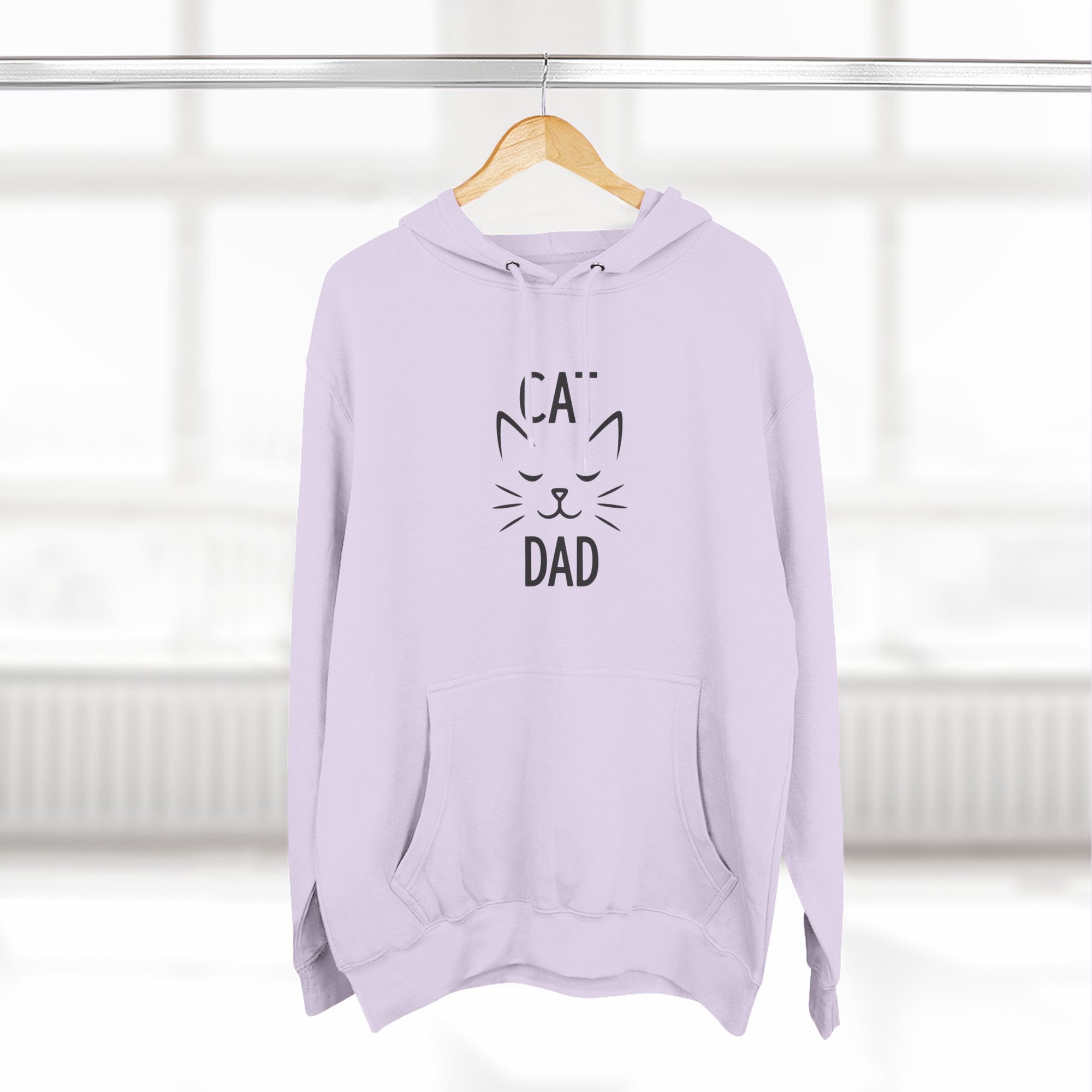 Cat Dad Hoodie – Premium Quality – Cozy Fleece Edition
