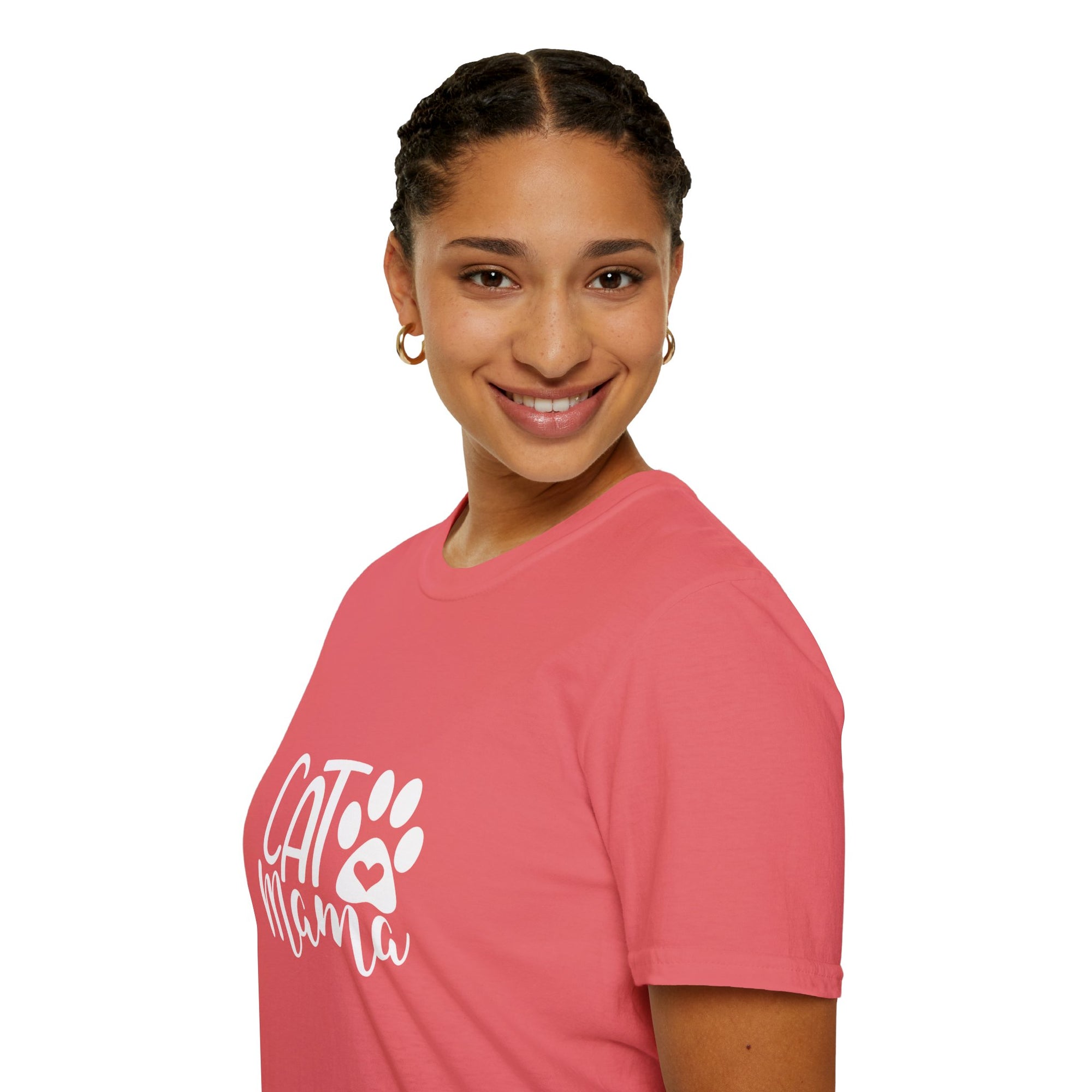 🖤 Cat Mama T-Shirt – Dark Color Edition