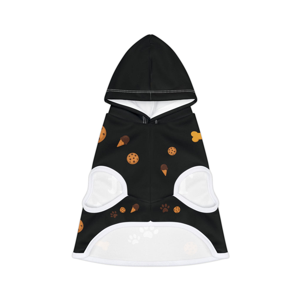 Treat Addict Pet Hoodie – Black – Cozy Style for Your Snack – Loving Sidekick