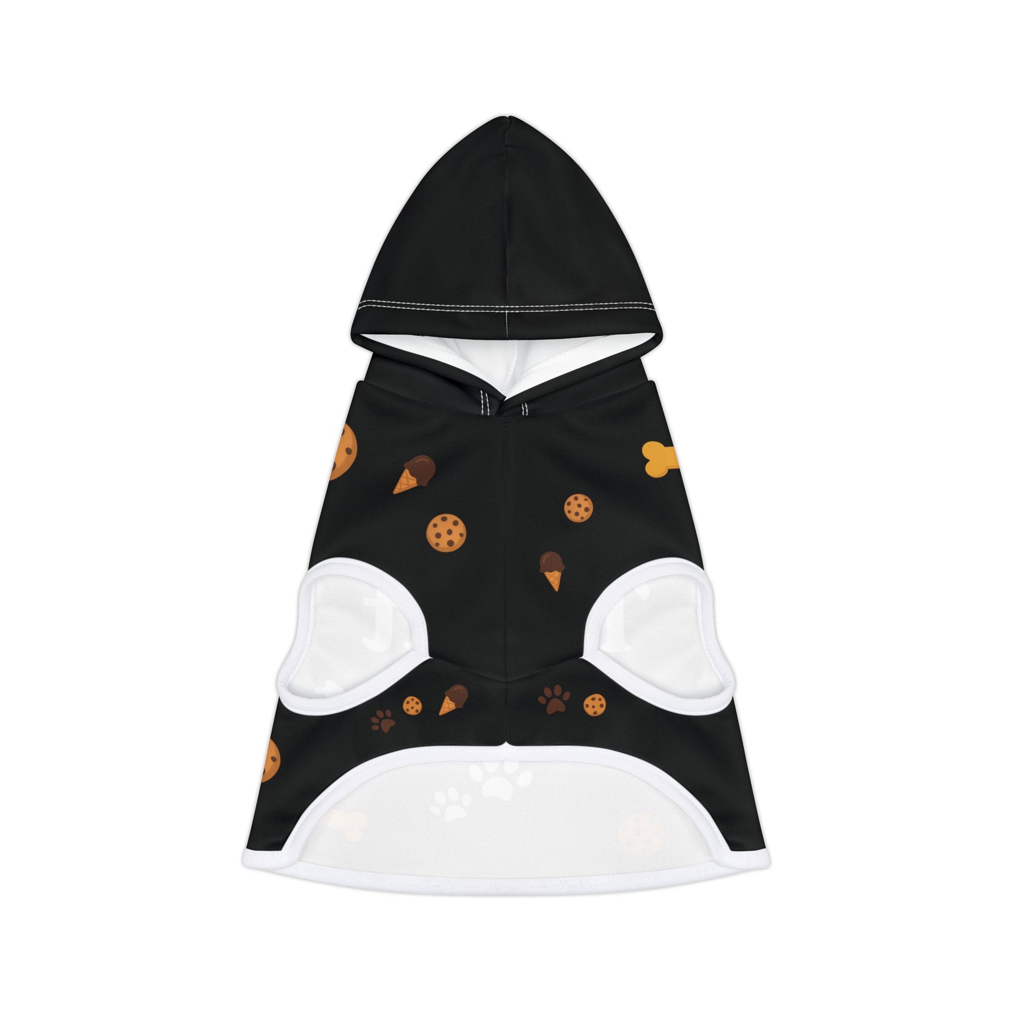 Treat Addict Pet Hoodie – Black – Cozy Style for Your Snack – Loving Sidekick