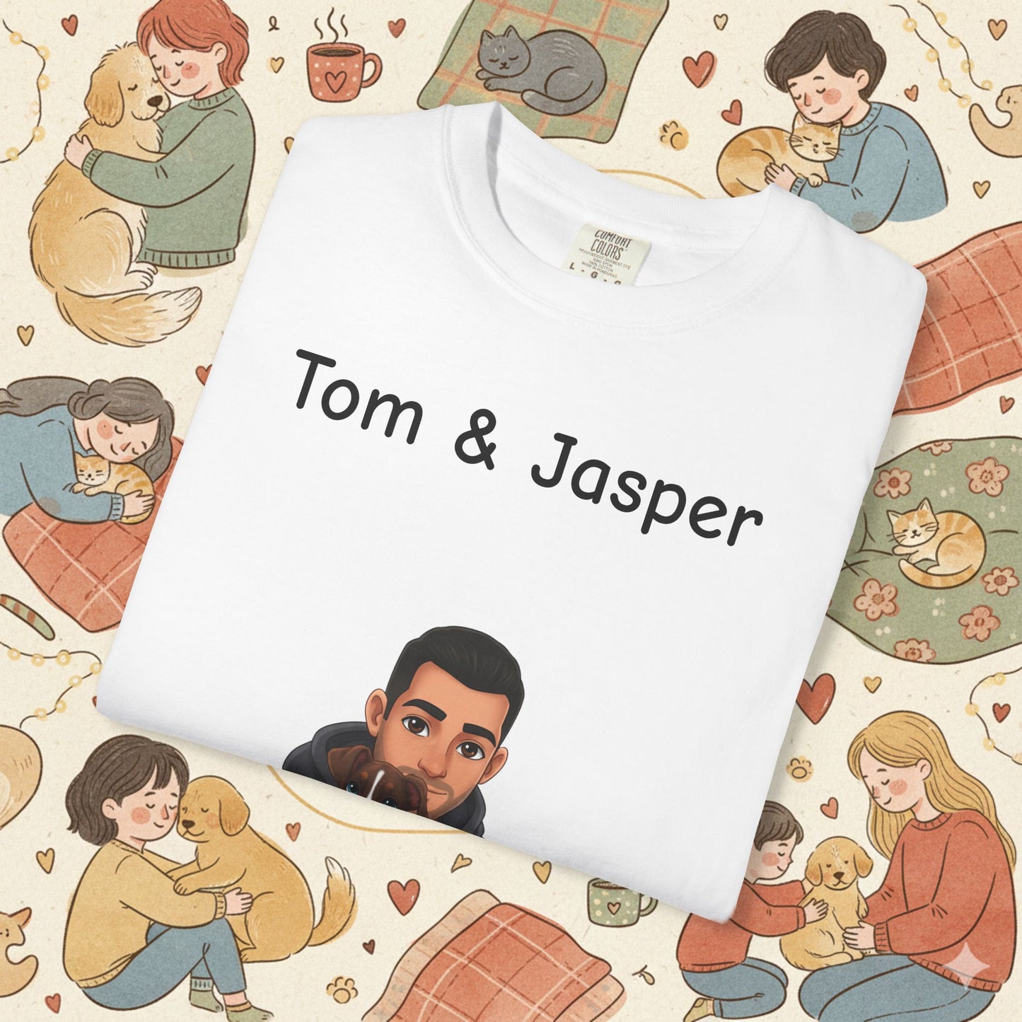 Custom Pet & Owner T-Shirt