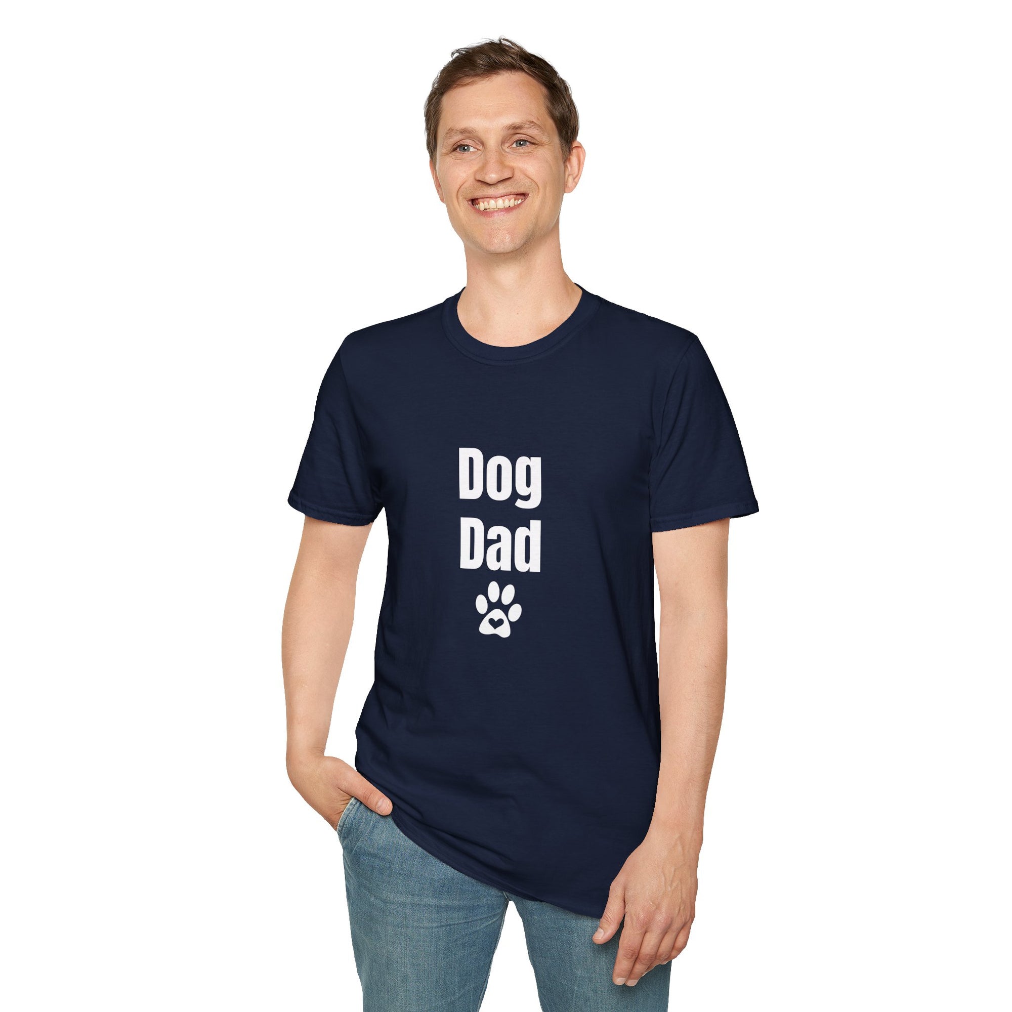 🐶 Dog Dad Light T-Shirt – Everyday Comfort for Pet Lovers