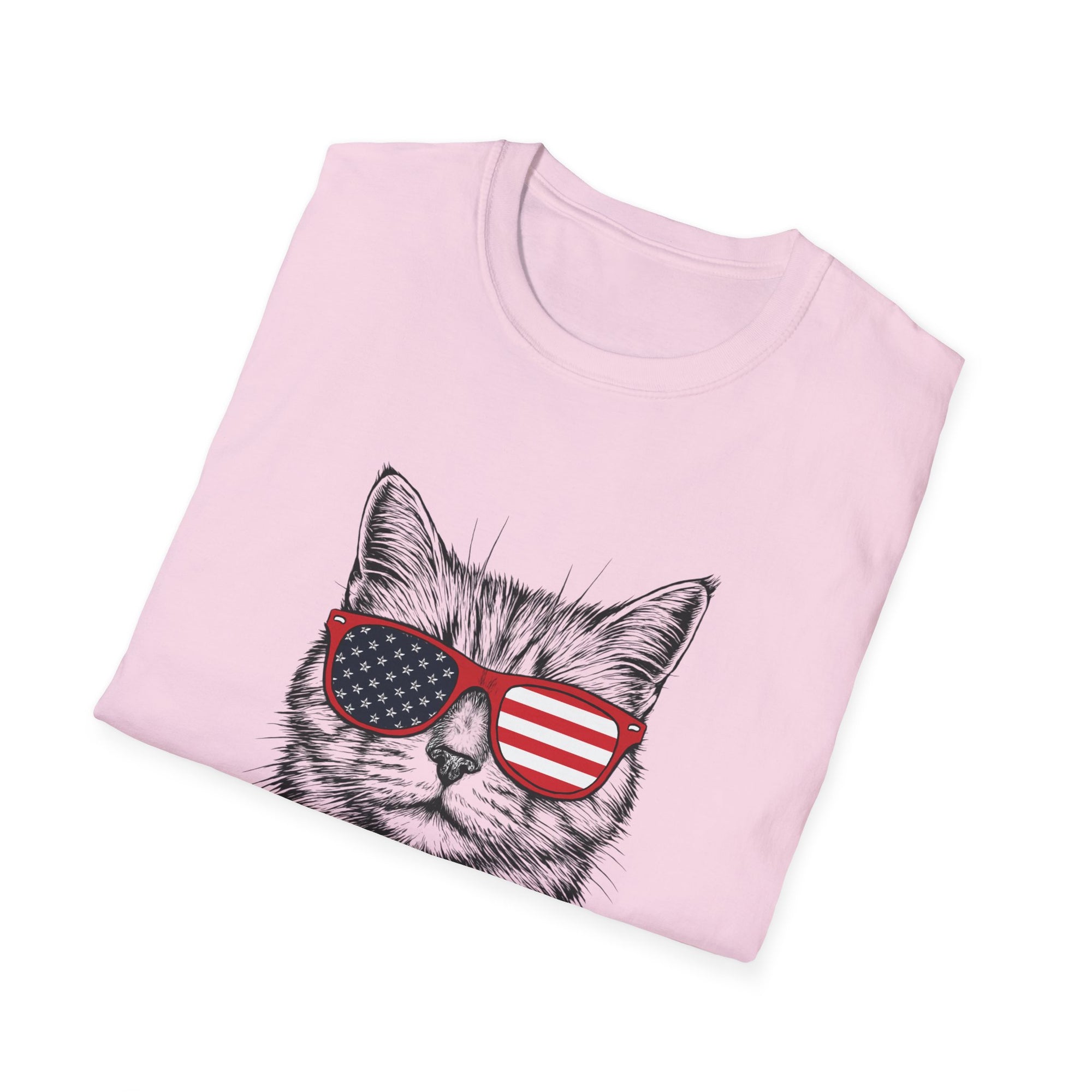 😎 Cool Cat with Shades T-Shirt – Purrfectly Stylish