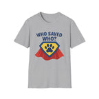 🐾🦸"Who Saved Who?" – The Hero Tee Every Pet Parent Needs 🐾
