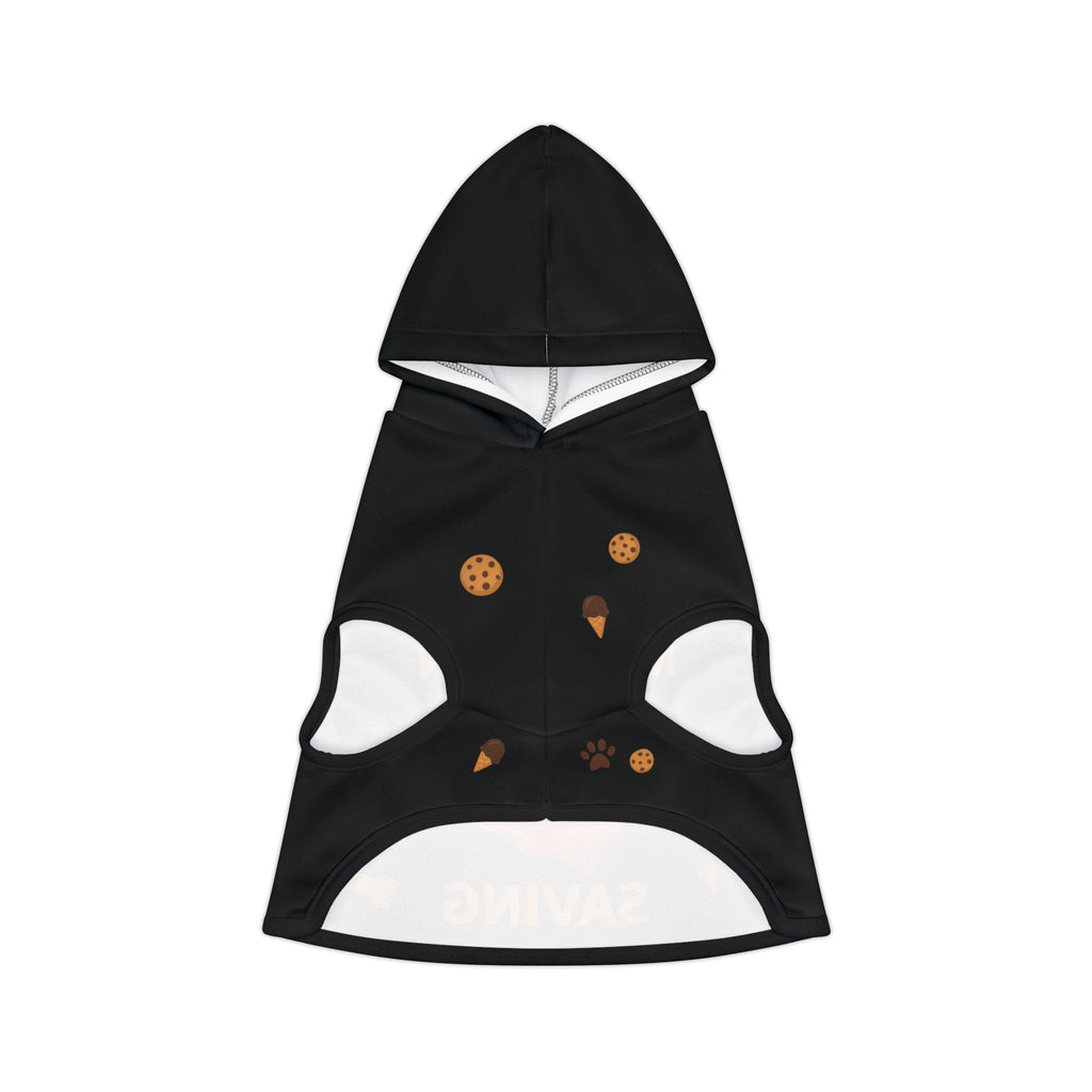 Superhero Pet Hoodie – “My Human Needed Saving” Black Variant