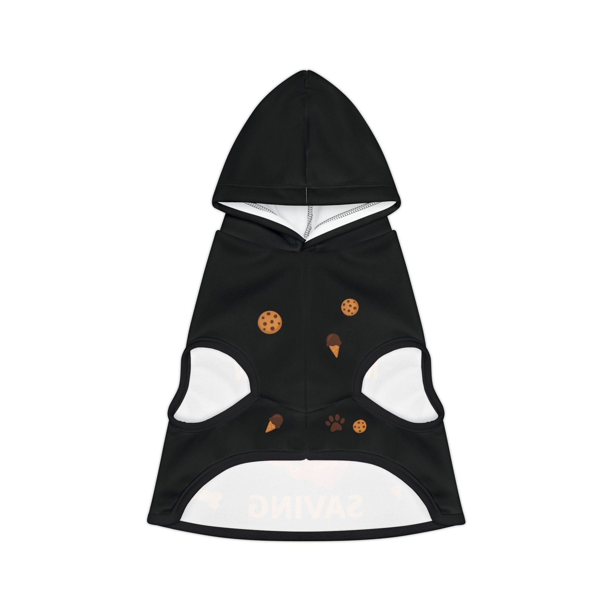 Superhero Pet Hoodie – “My Human Needed Saving” Black Variant