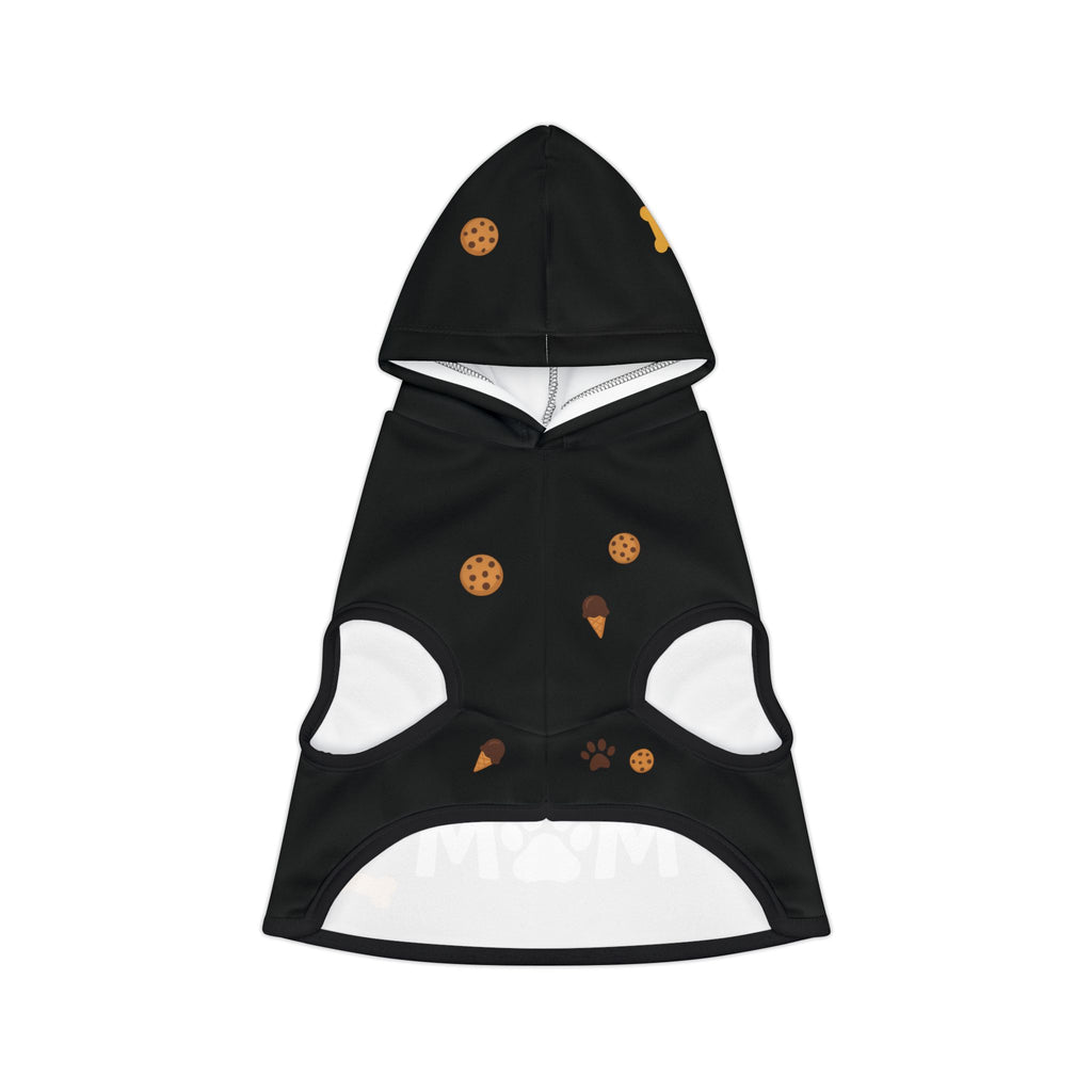 Pet Hoodie – “I Love My Mom Pet Hoodie” Black Variant – Cozy Apparel for Cats & Dogs