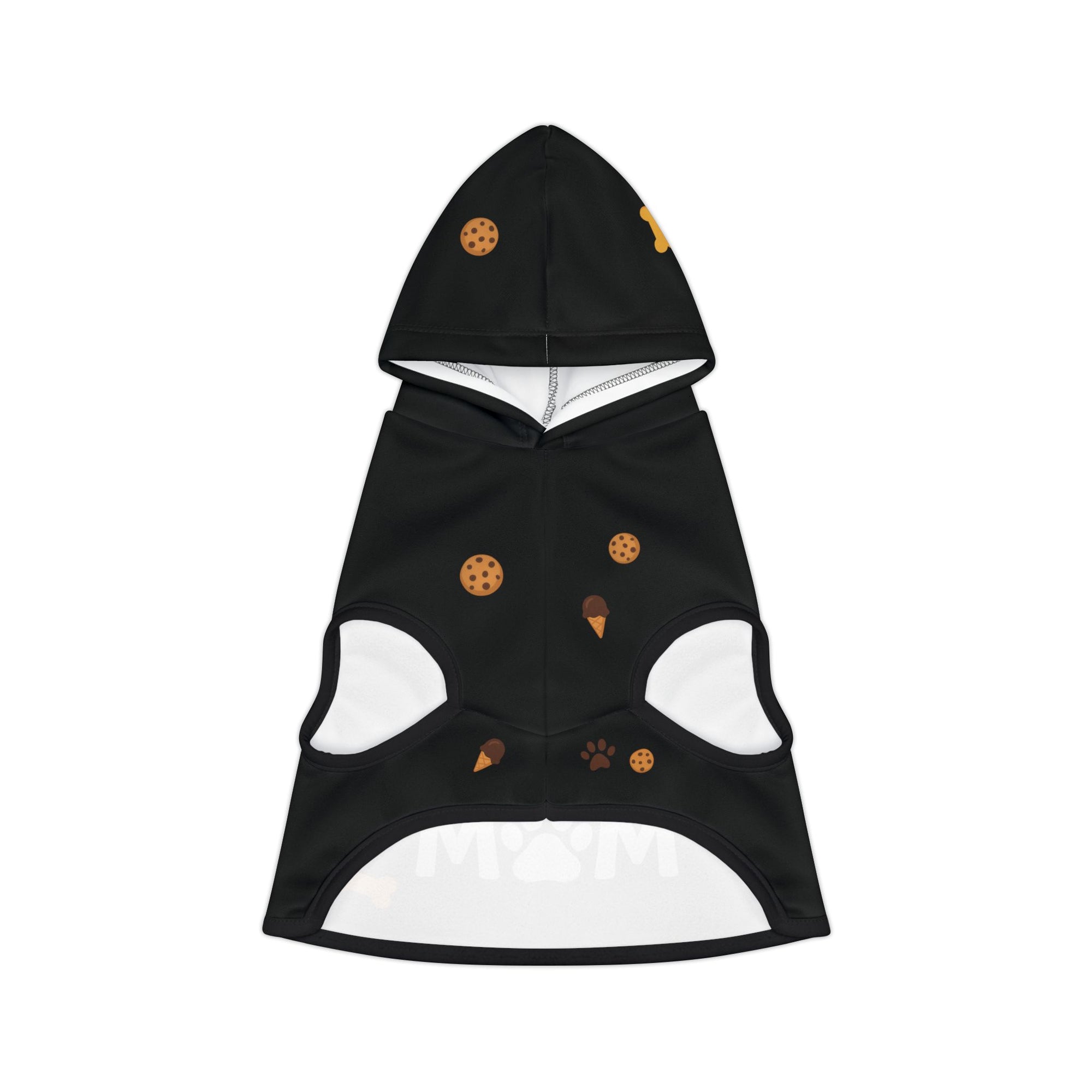 Pet Hoodie – “I Love My Mom Pet Hoodie” Black Variant – Cozy Apparel for Cats & Dogs
