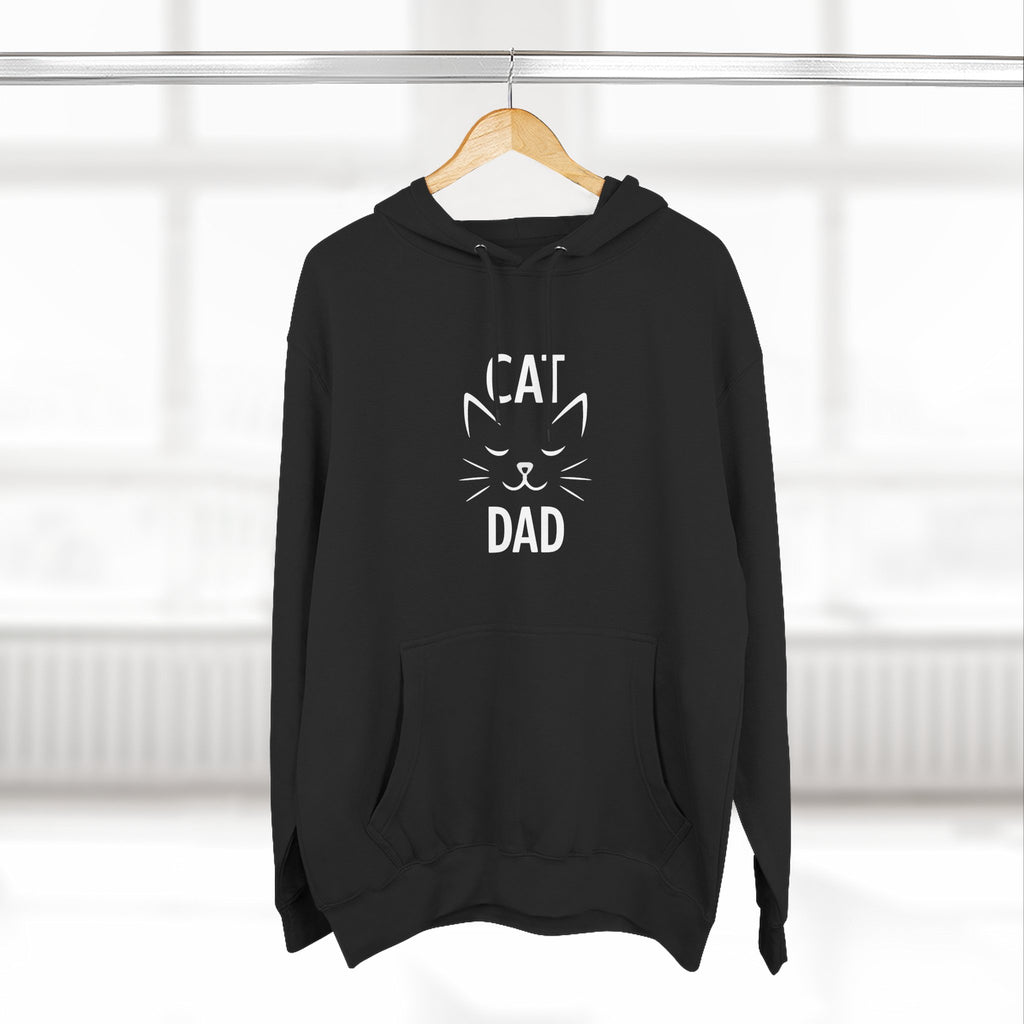 Cat Dad Hoodie – Premium Quality – Cozy Fleece Edition