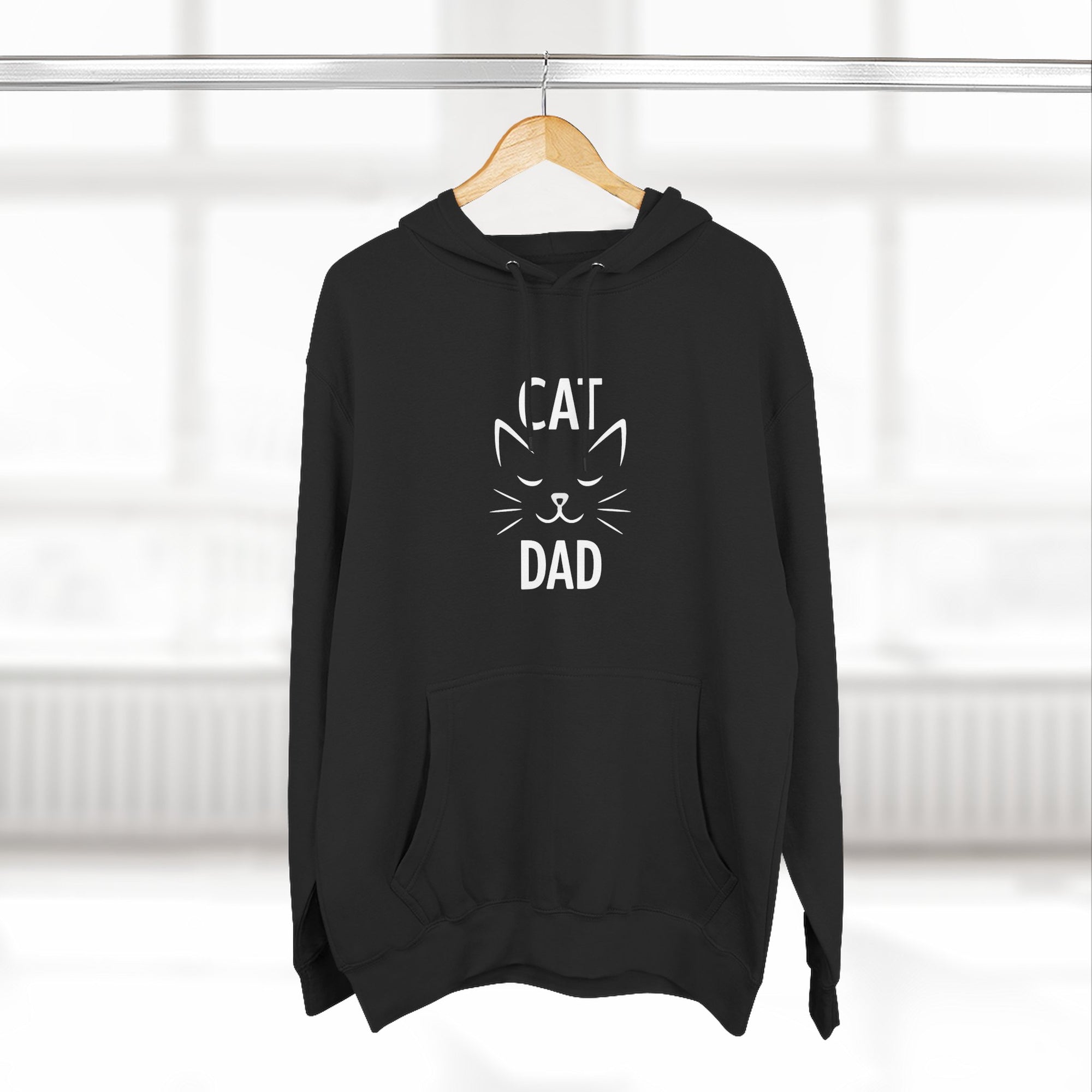 Cat Dad Hoodie – Premium Quality – Cozy Fleece Edition