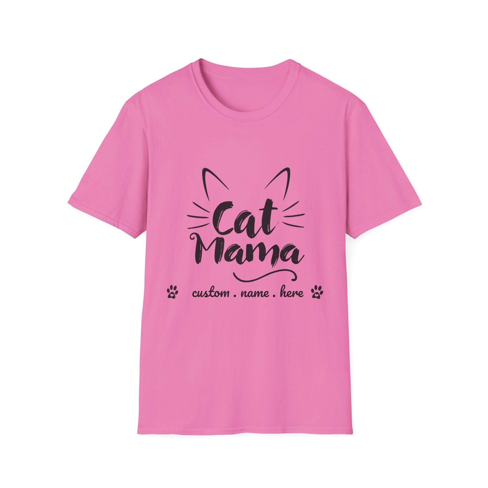 š Personalized Cat Mom T-Shirtš¾