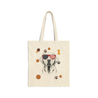 Patriotic Dog – Premium Quality Tote Bag – USA Sunglasses Design with Treats & Paw Prints