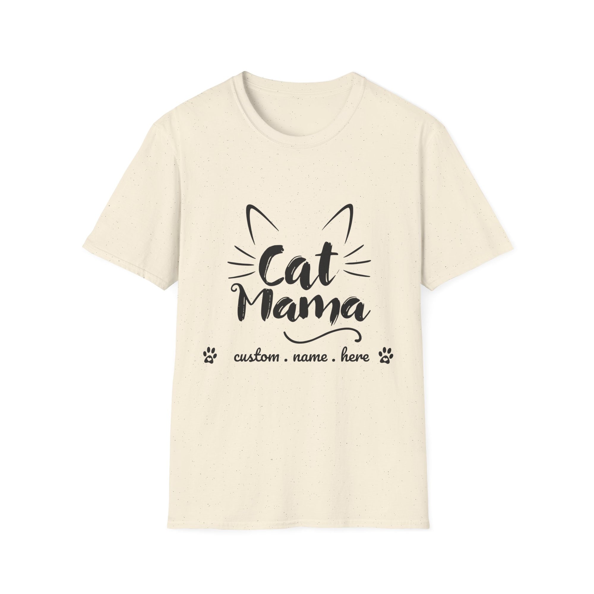 š Personalized Cat Mom T-Shirtš¾