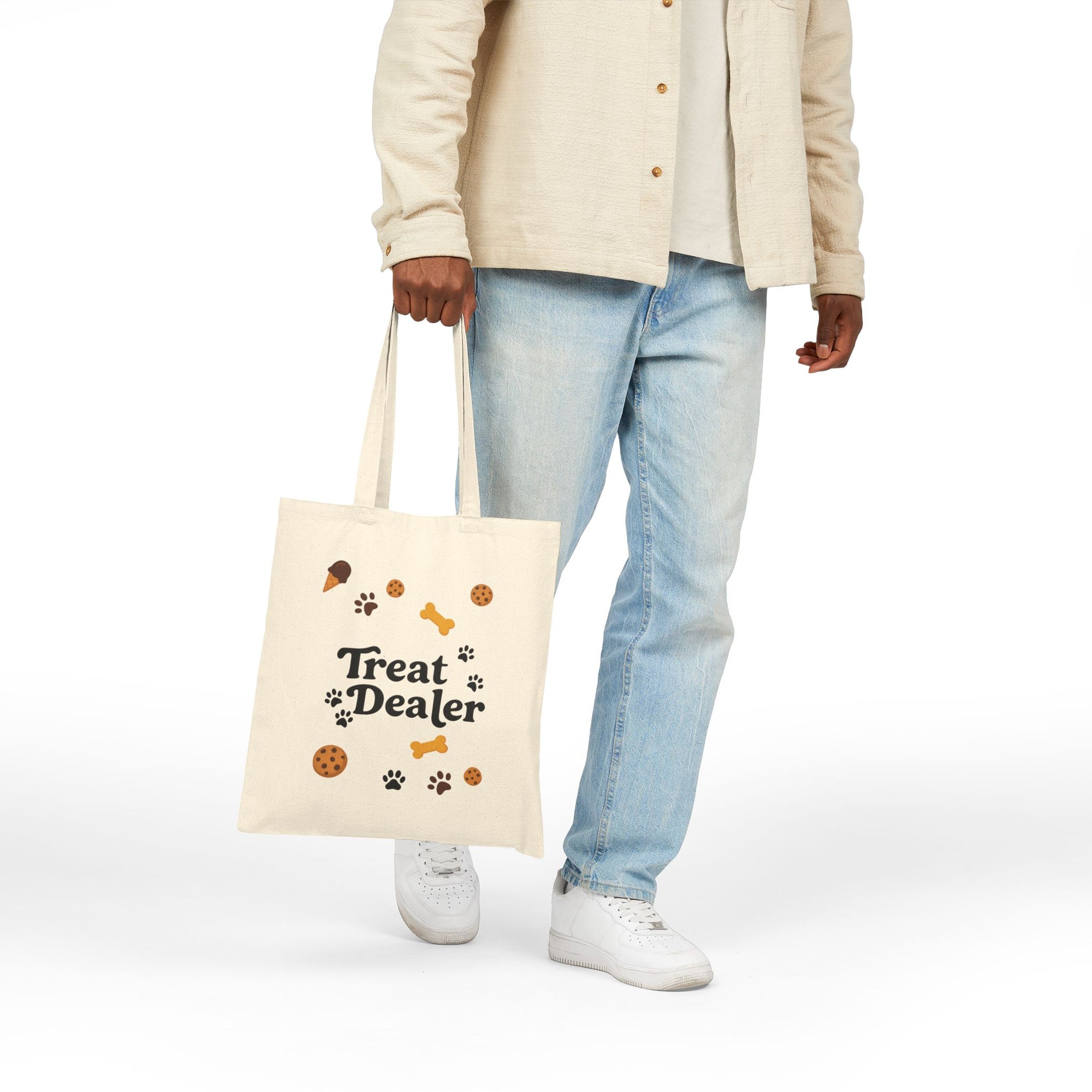 "Treat Dealer" Tote Bag – Premium Quality – Funny Gift for Dog & Cat Lovers