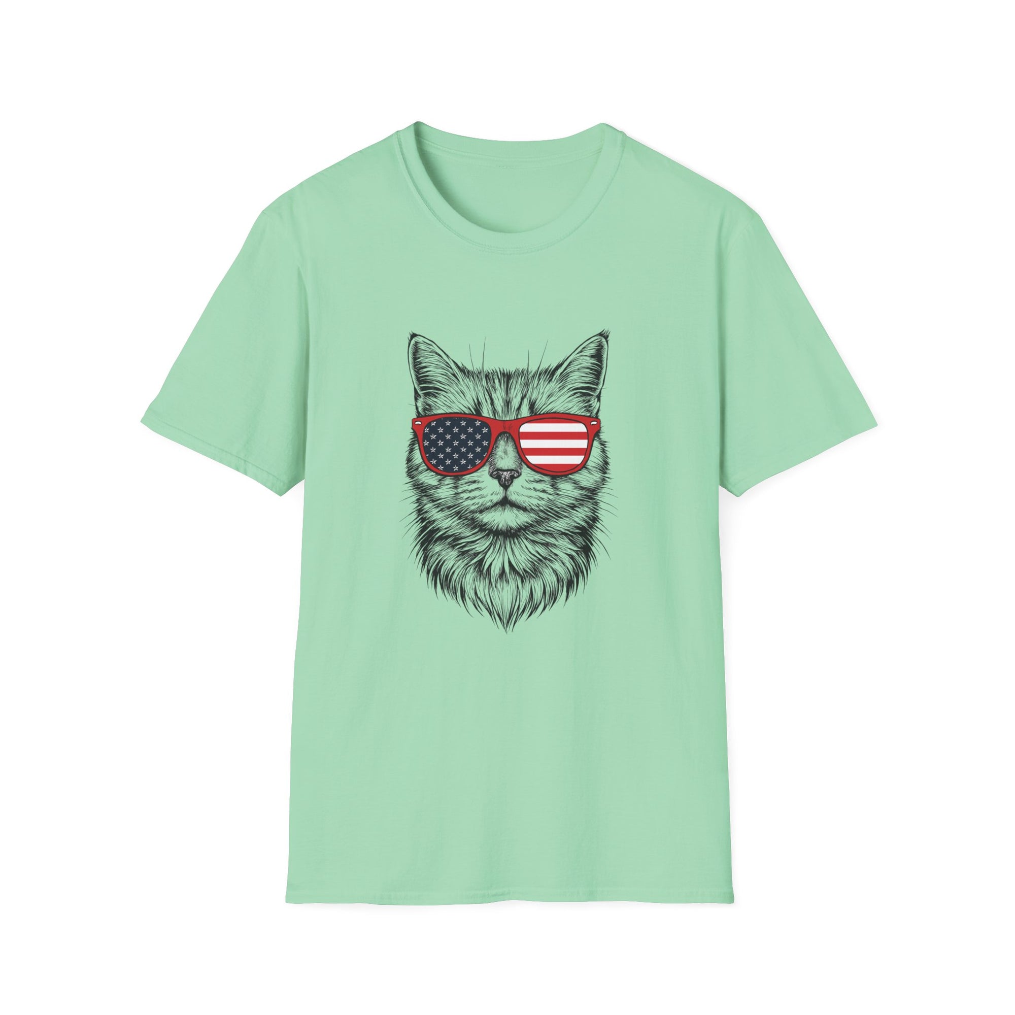😎 Cool Cat with Shades T-Shirt – Purrfectly Stylish