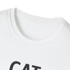 😼 Personalized Cat Dad T-Shirt – Custom Name Edition