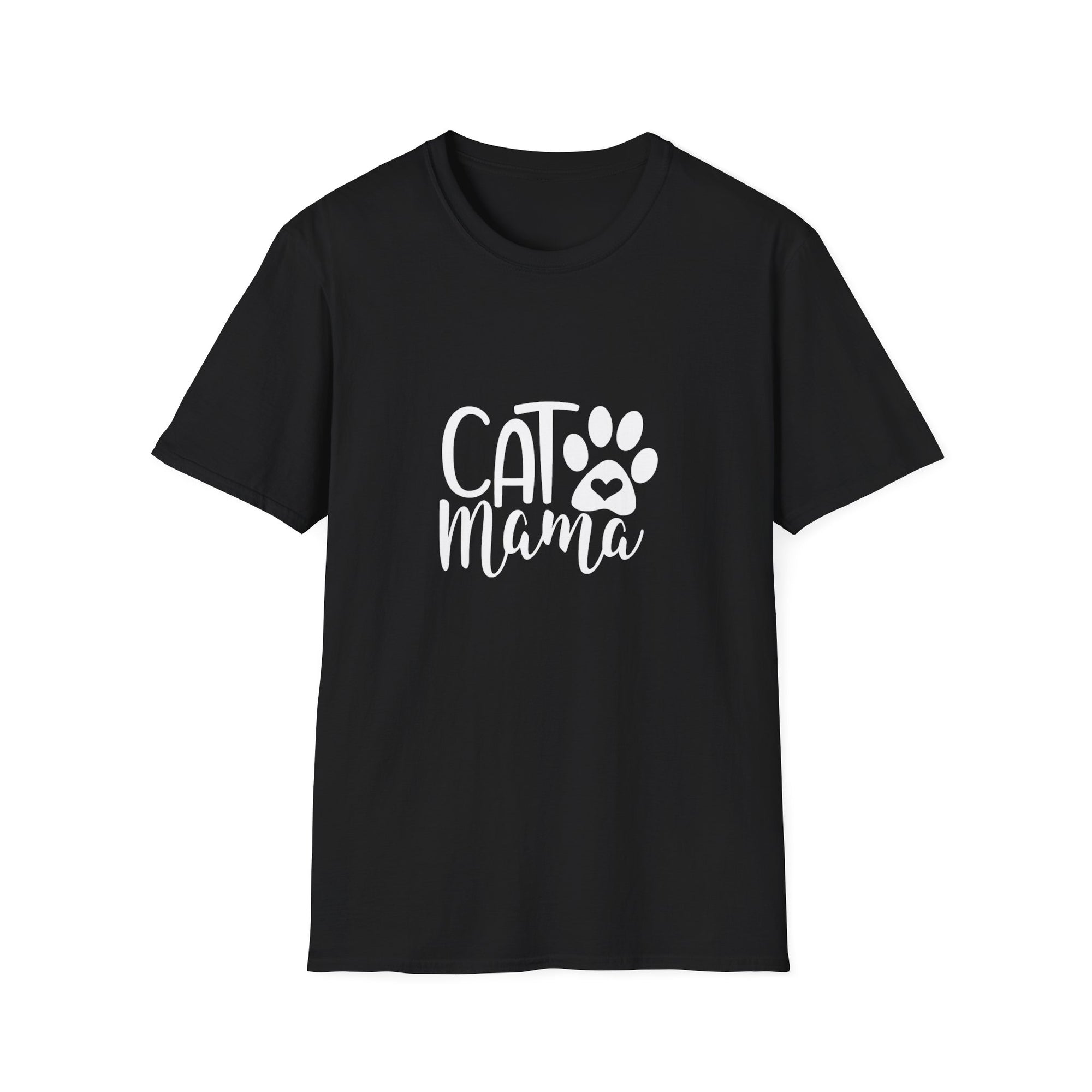 🖤 Cat Mama T-Shirt – Dark Color Edition