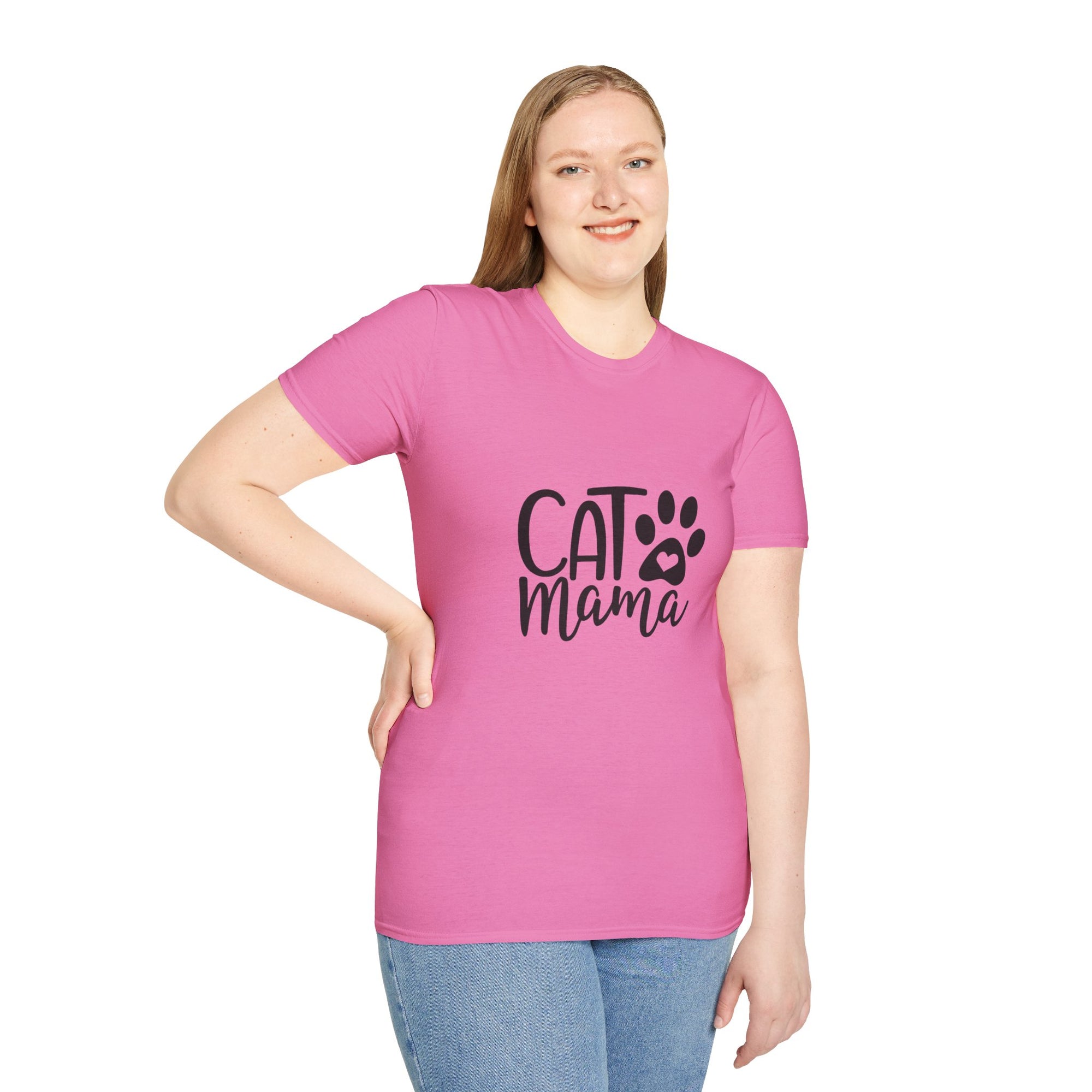 🐱 Cat Mama T-Shirt – Light Color Edition