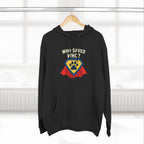 “Who Saved Who?” Hoodie – PREMIUM QUALITY Superhero Paw Edition