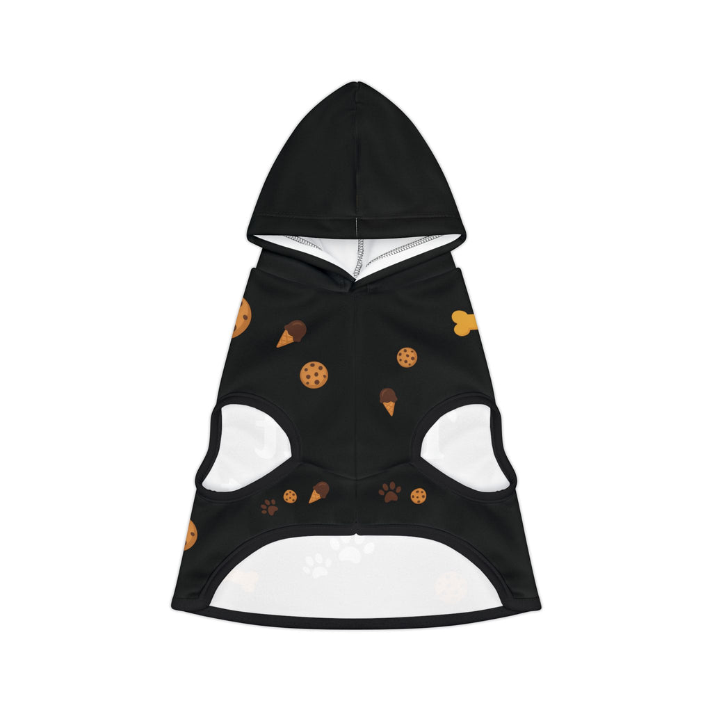 Treat Addict Pet Hoodie – Black – Cozy Style for Your Snack – Loving Sidekick