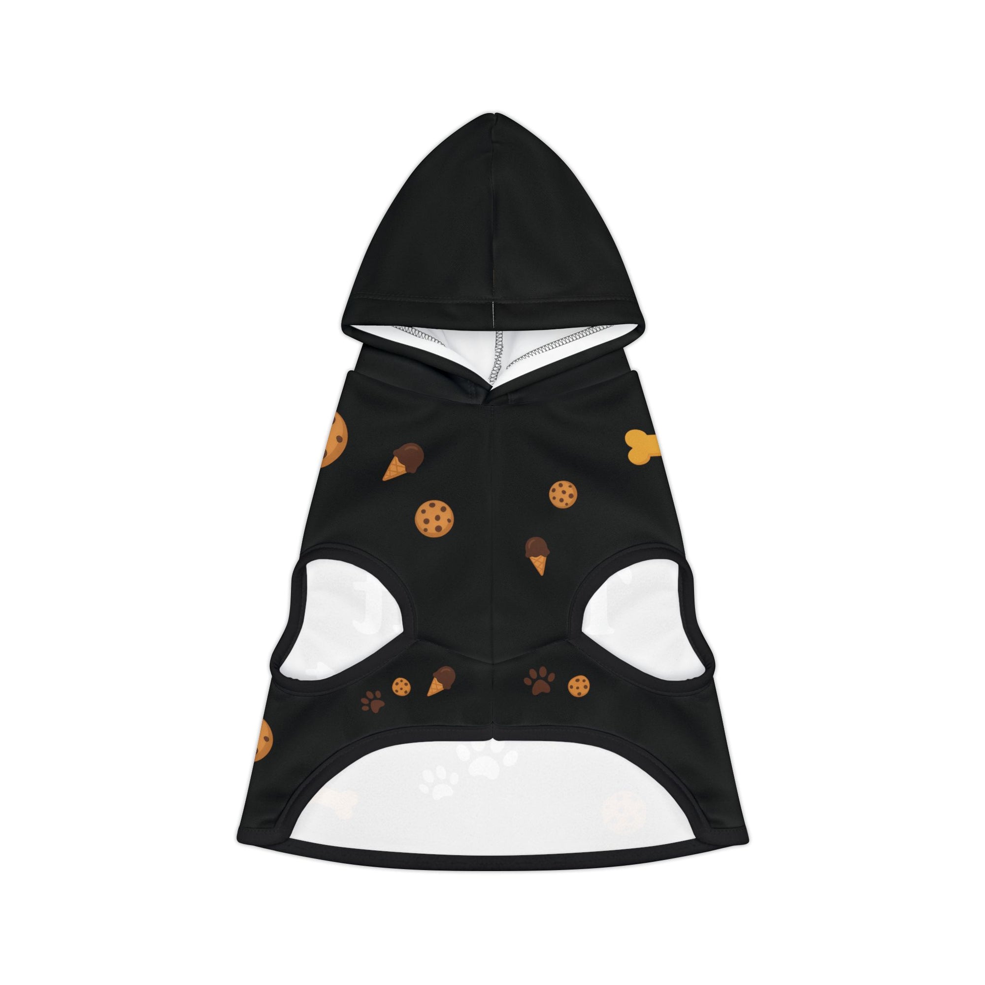 Treat Addict Pet Hoodie – Black – Cozy Style for Your Snack – Loving Sidekick