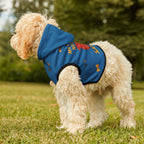 Superhero Pet Hoodie – “My Human Needed Saving” Sapphire