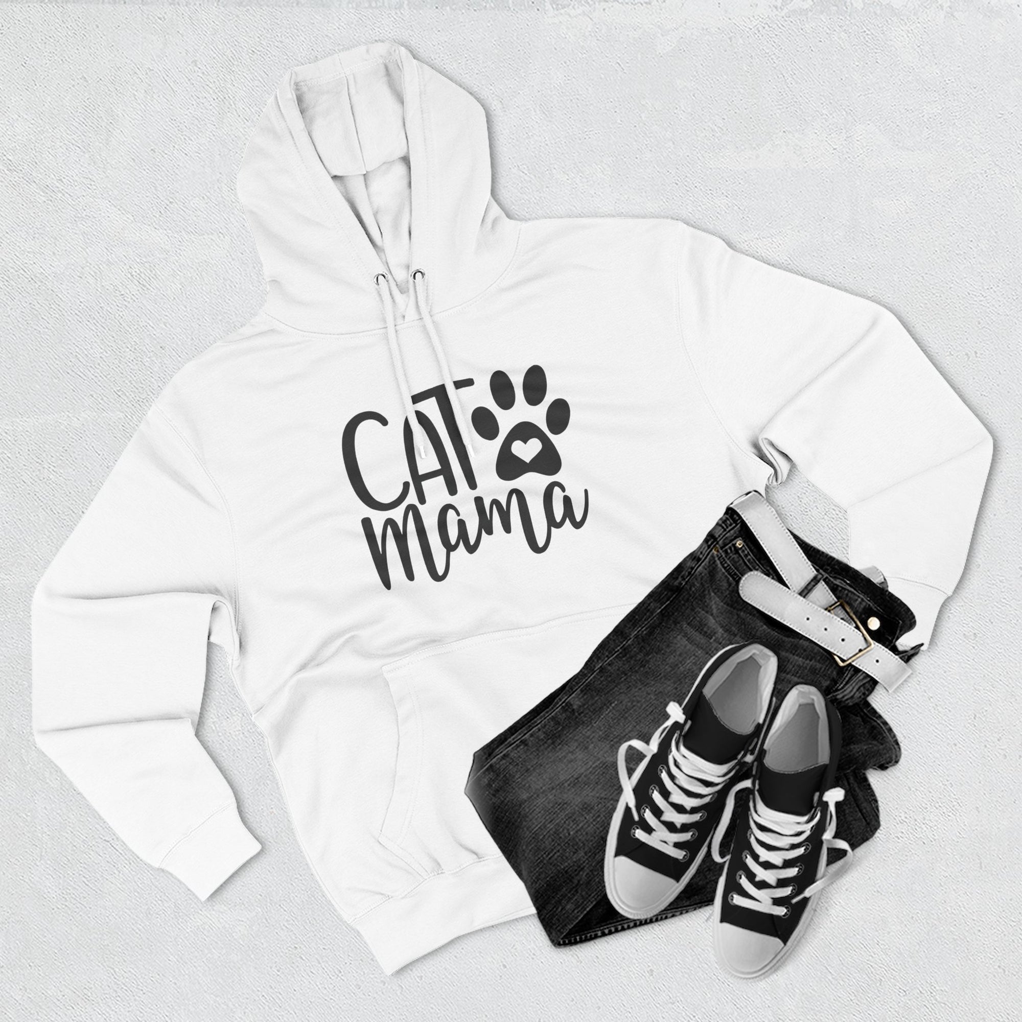Cat Mama Hoodie – Premium Quality Cozy Fleece Edition