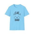 😼 Cat Dad T-Shirt – Feline Pride in Style