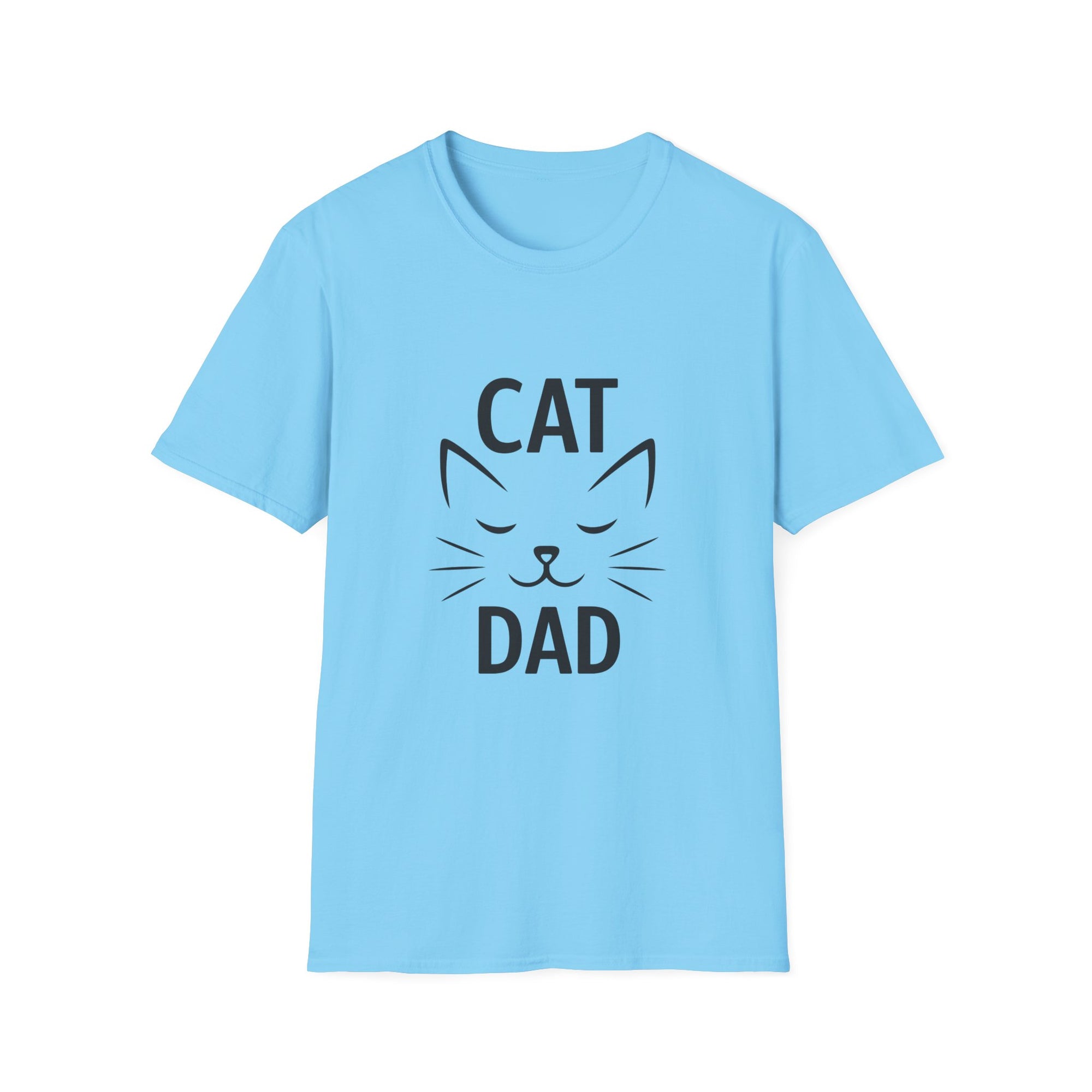 😼 Cat Dad T-Shirt – Feline Pride in Style