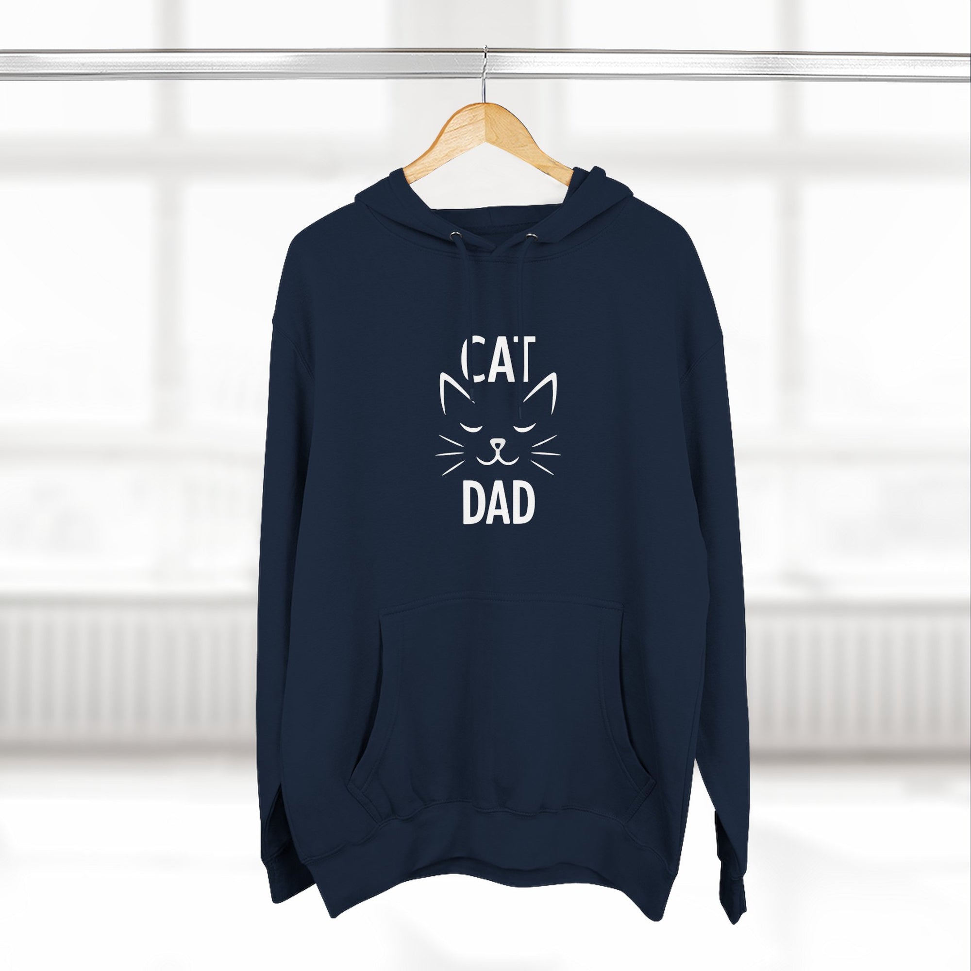 Cat Dad Hoodie – Premium Quality – Cozy Fleece Edition