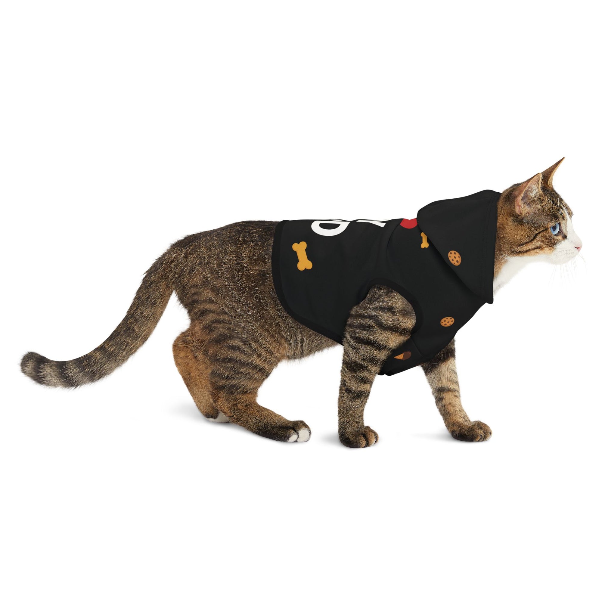 Pet Hoodie – “I love My Dad Pet Hoodie” Black Variant – Cozy Apparel for Cats & Dogs