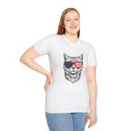 😎 Cool Cat with Shades T-Shirt – Purrfectly Stylish