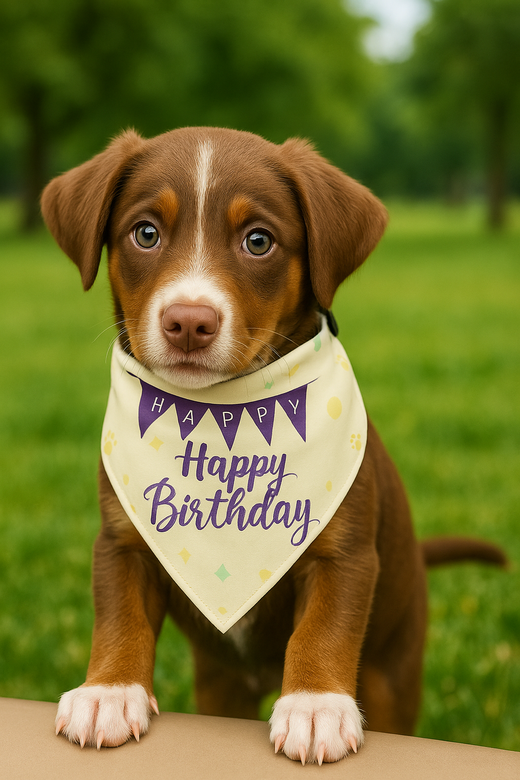 Happy Birthday Dog Bandana