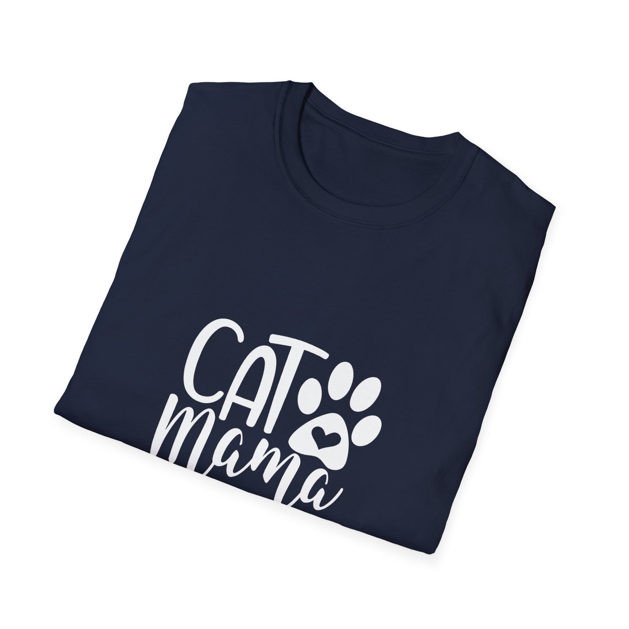 🖤 Cat Mama T-Shirt – Dark Color Edition