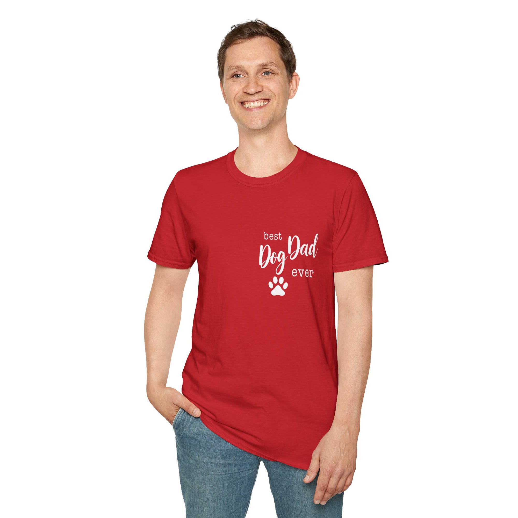 🐾 Best Dog Dad Ever T-Shirt – For Proud Pup Parents