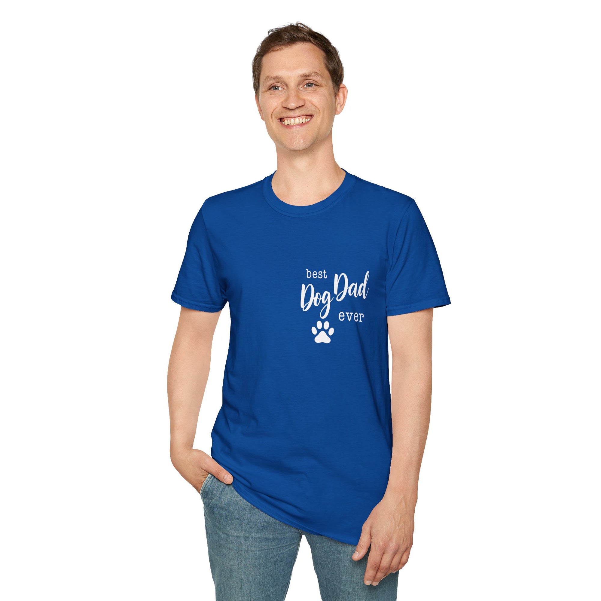 🐾 Best Dog Dad Ever T-Shirt – For Proud Pup Parents